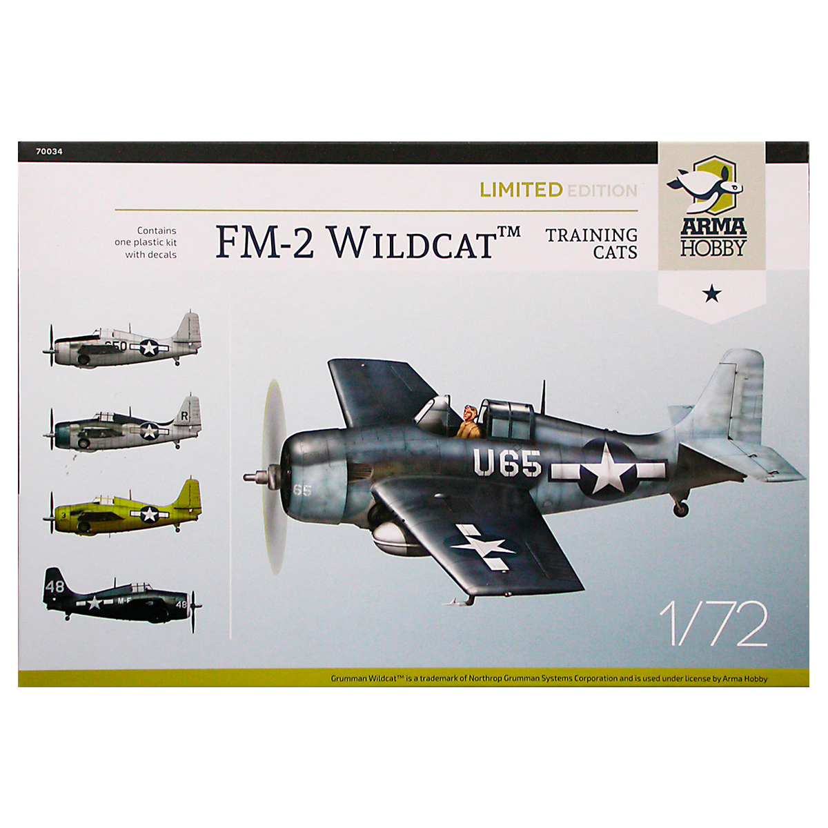 1/72 Grumman FM-2 Wildcat Training Cats (Limited)