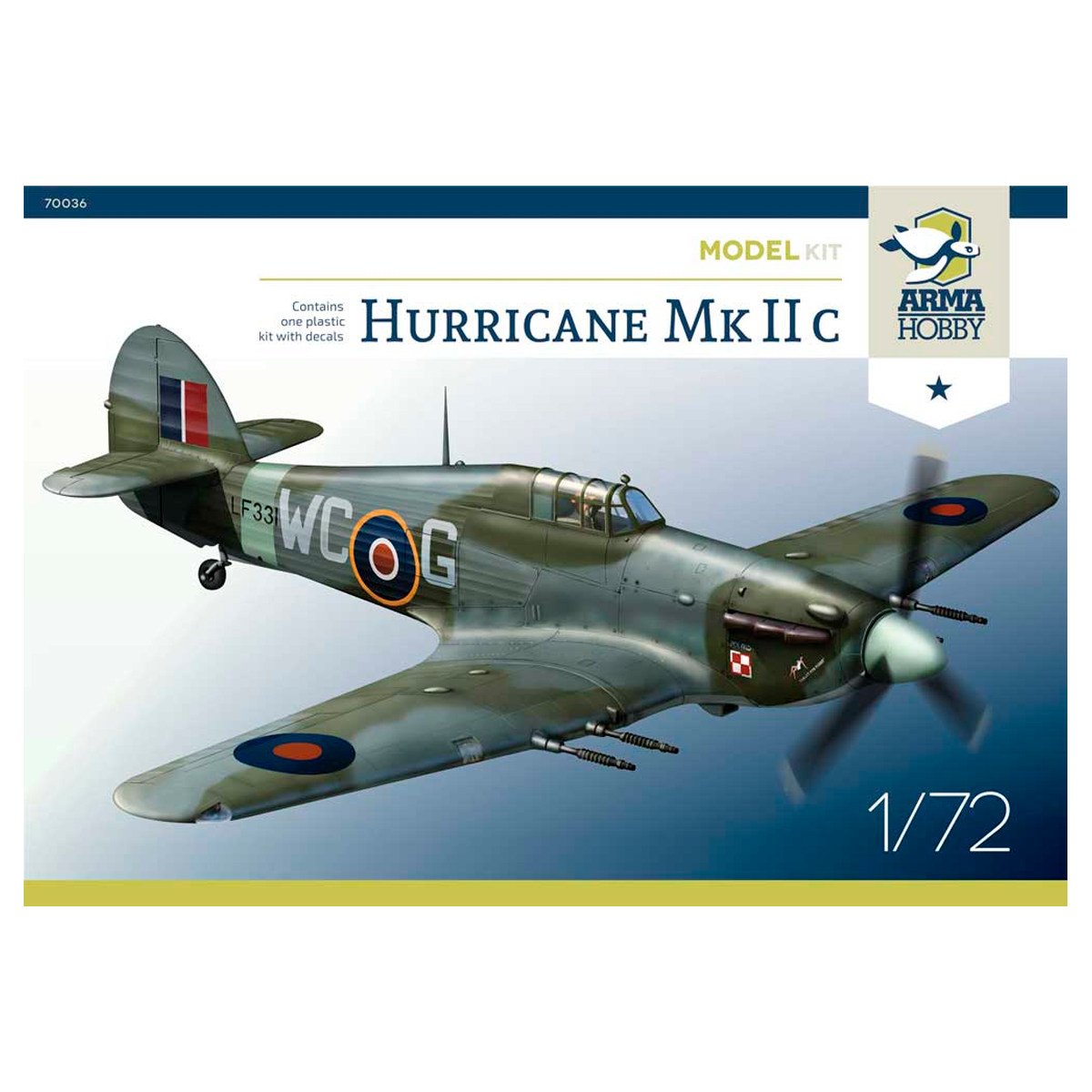 1/72 Hawker Hurricane Mk.IIc