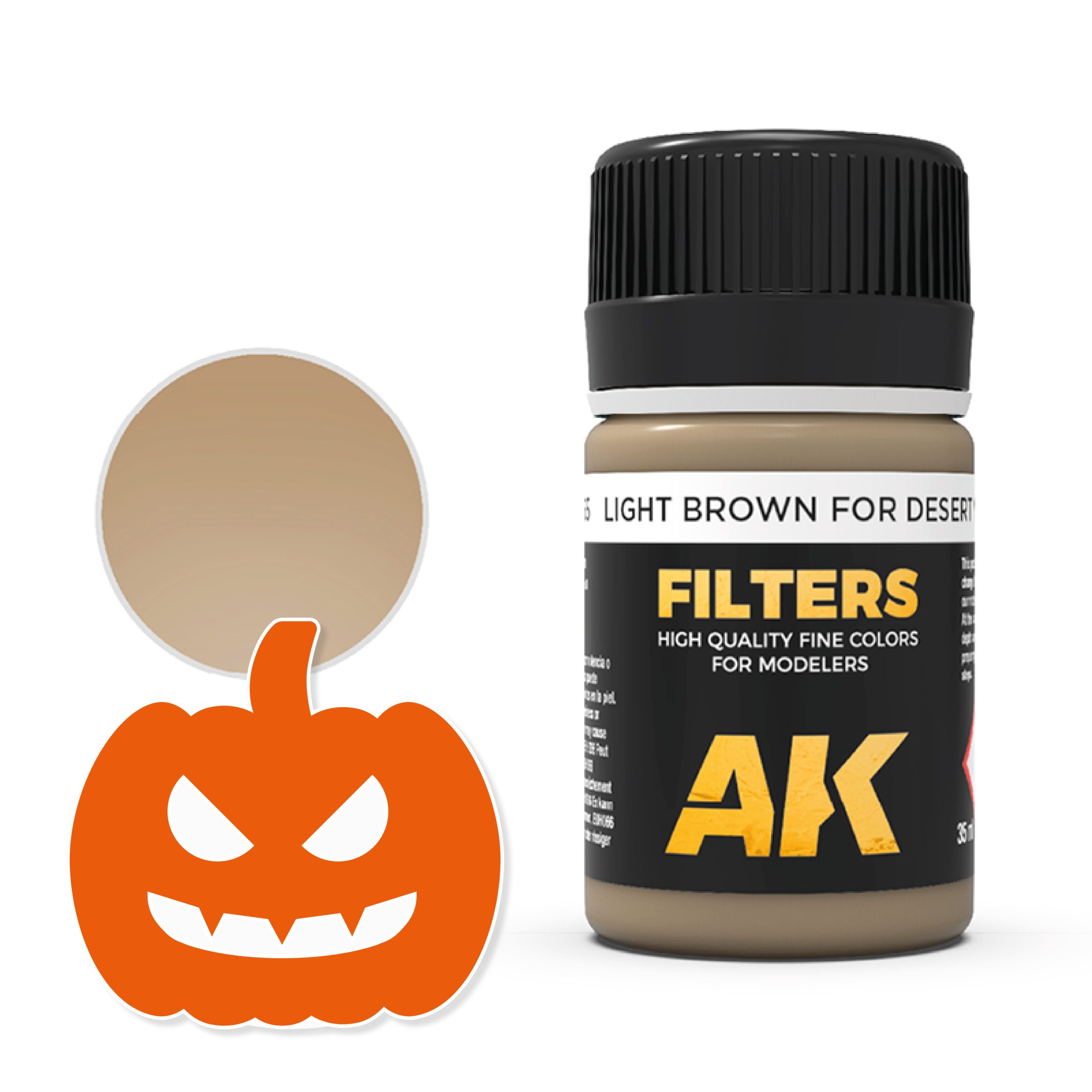 Light Brown for Desert yellow (Afrika Korps Filter)