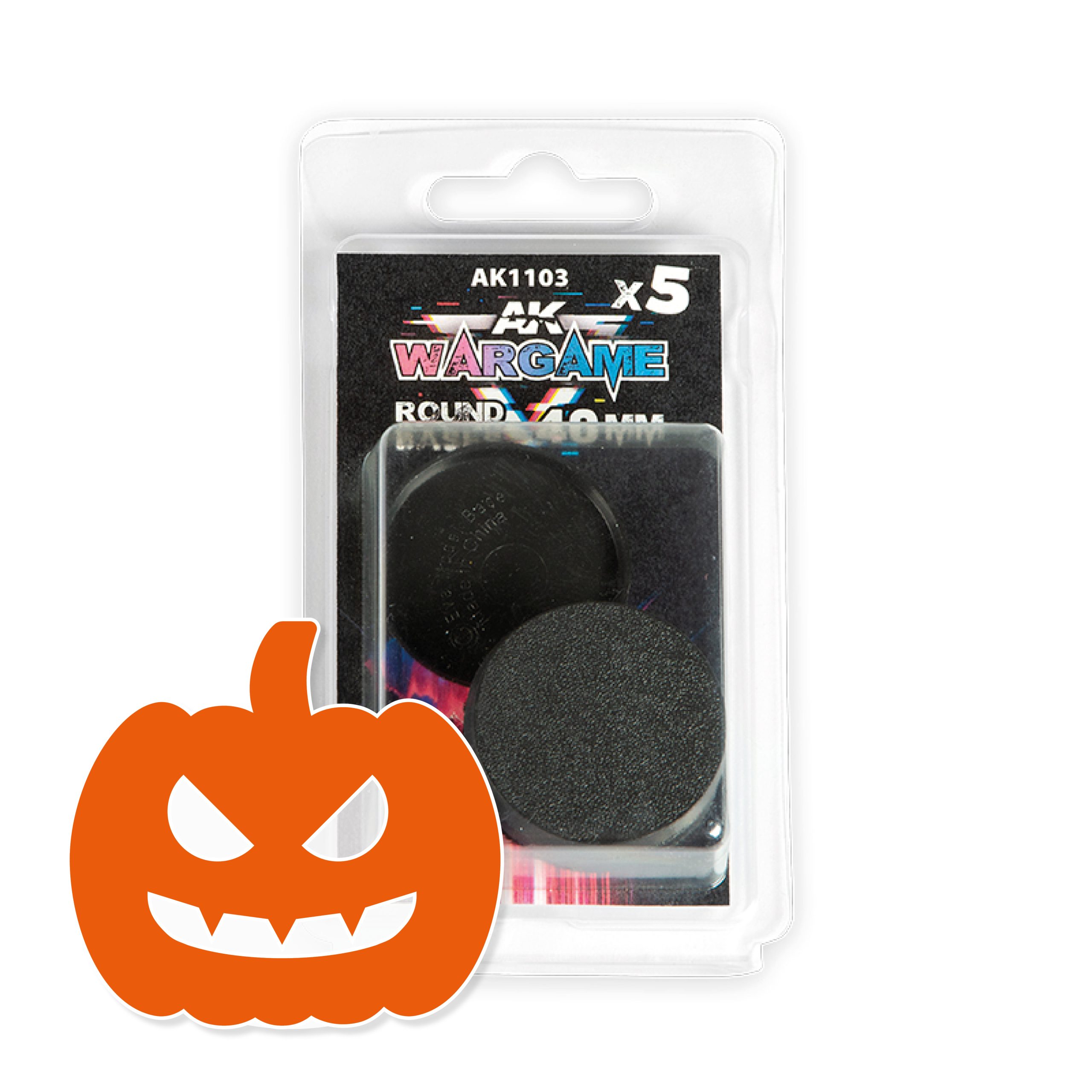 ROUND BASE 40MM X5 UNITS