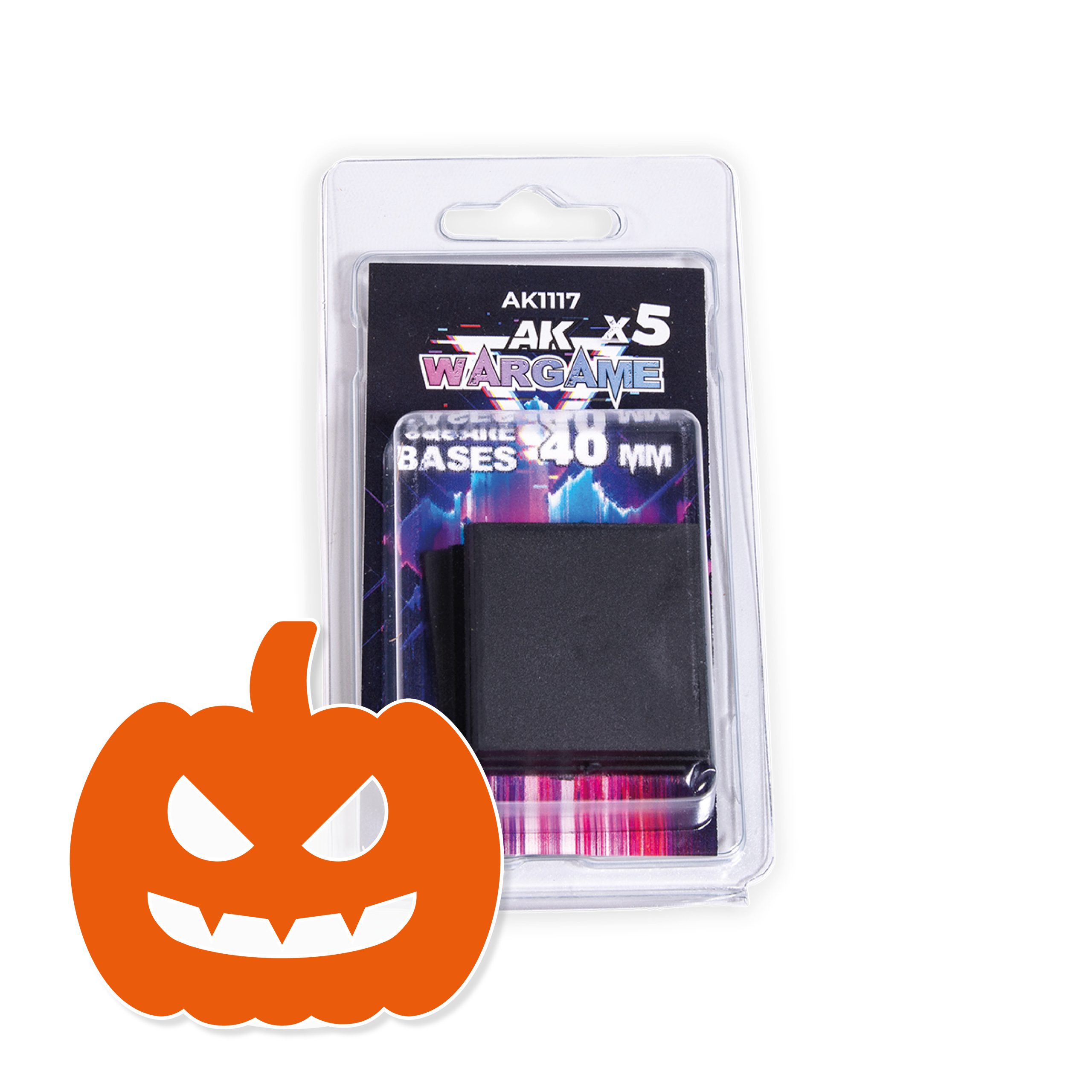 SQUARE BASES 40MM x 5 UNITS