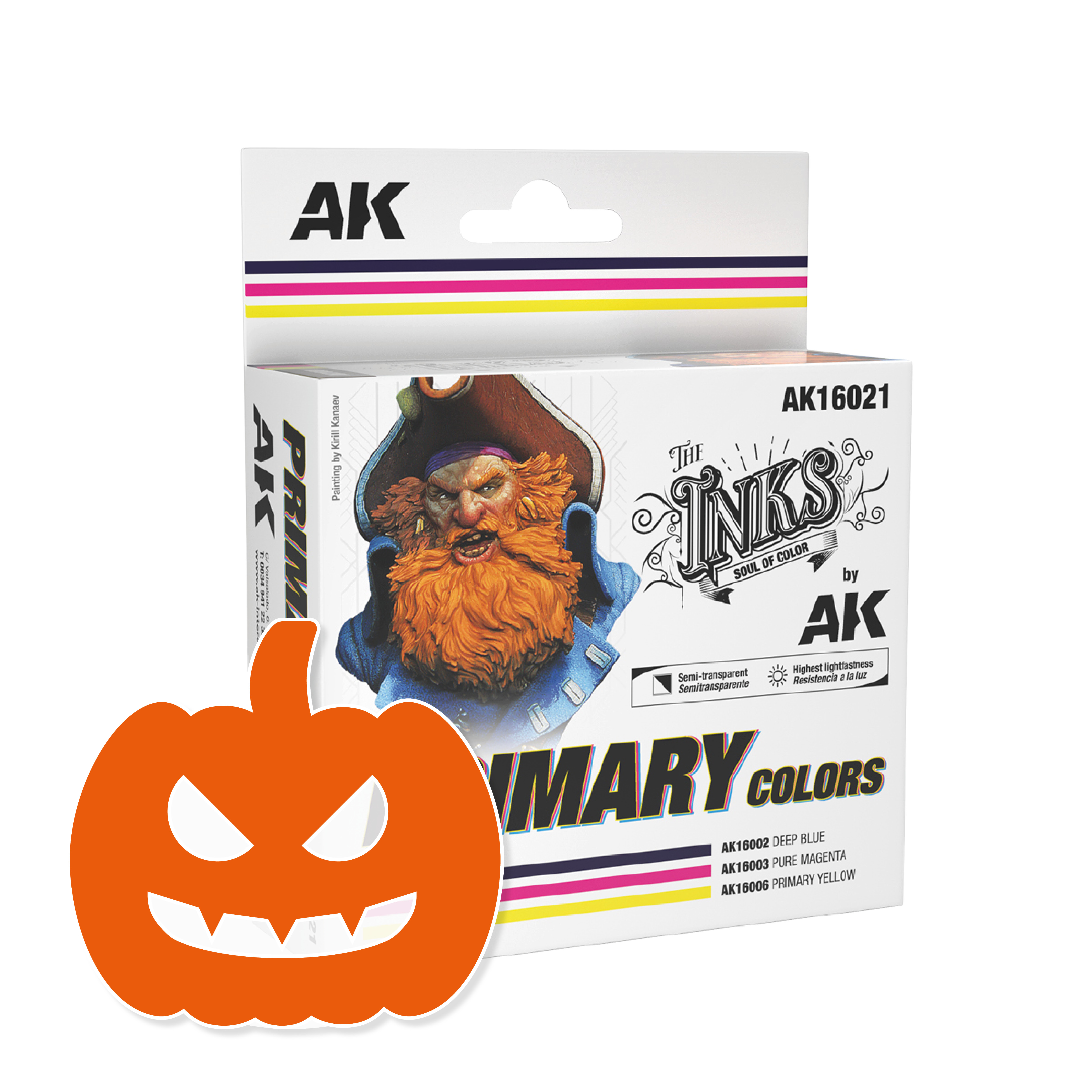 SET DE TINTAS DE COLORES PRIMARIOS – PRIMARY COLORS INK SET