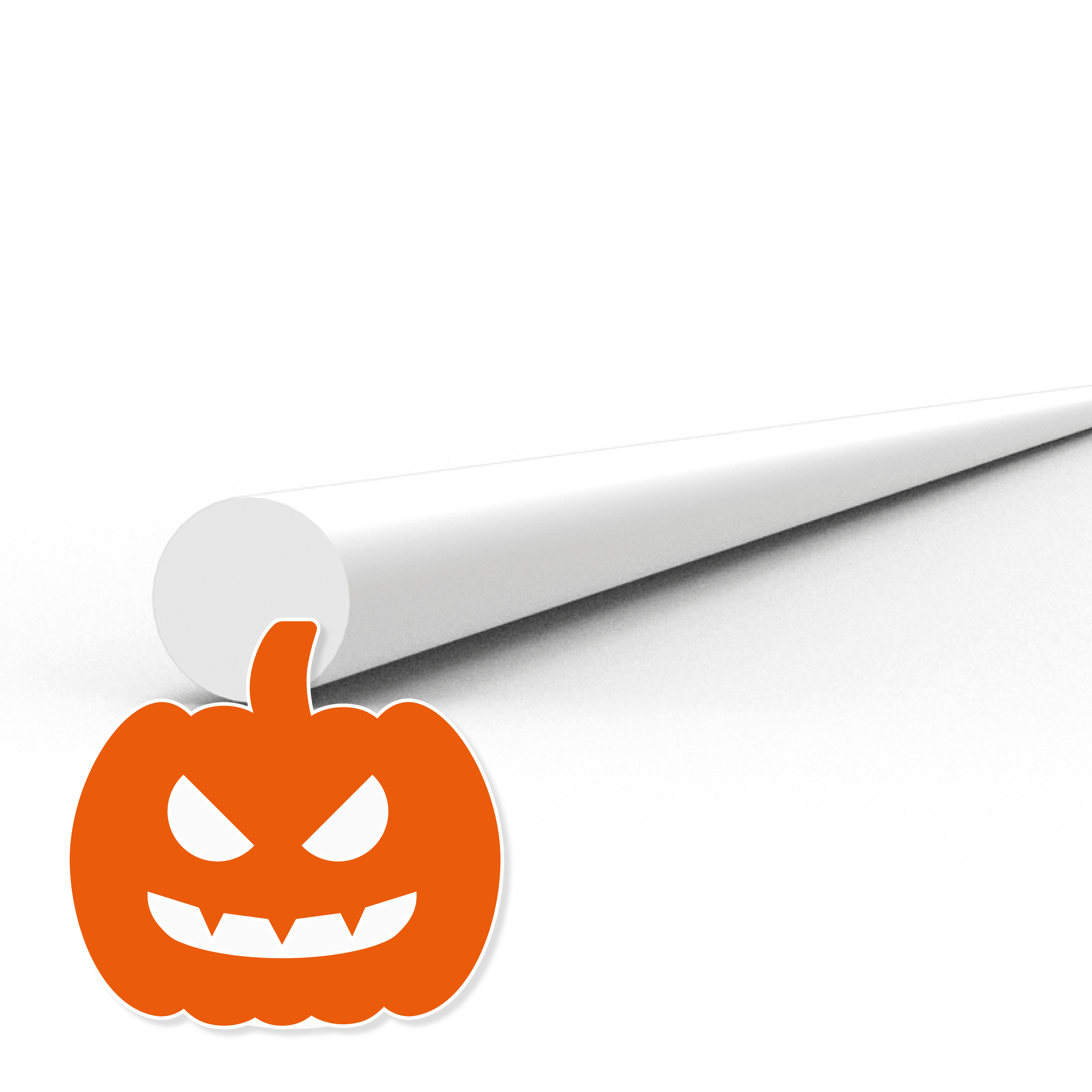 Rod 1.50 diameter x 350mm – STYRENE ROD – (8 units)