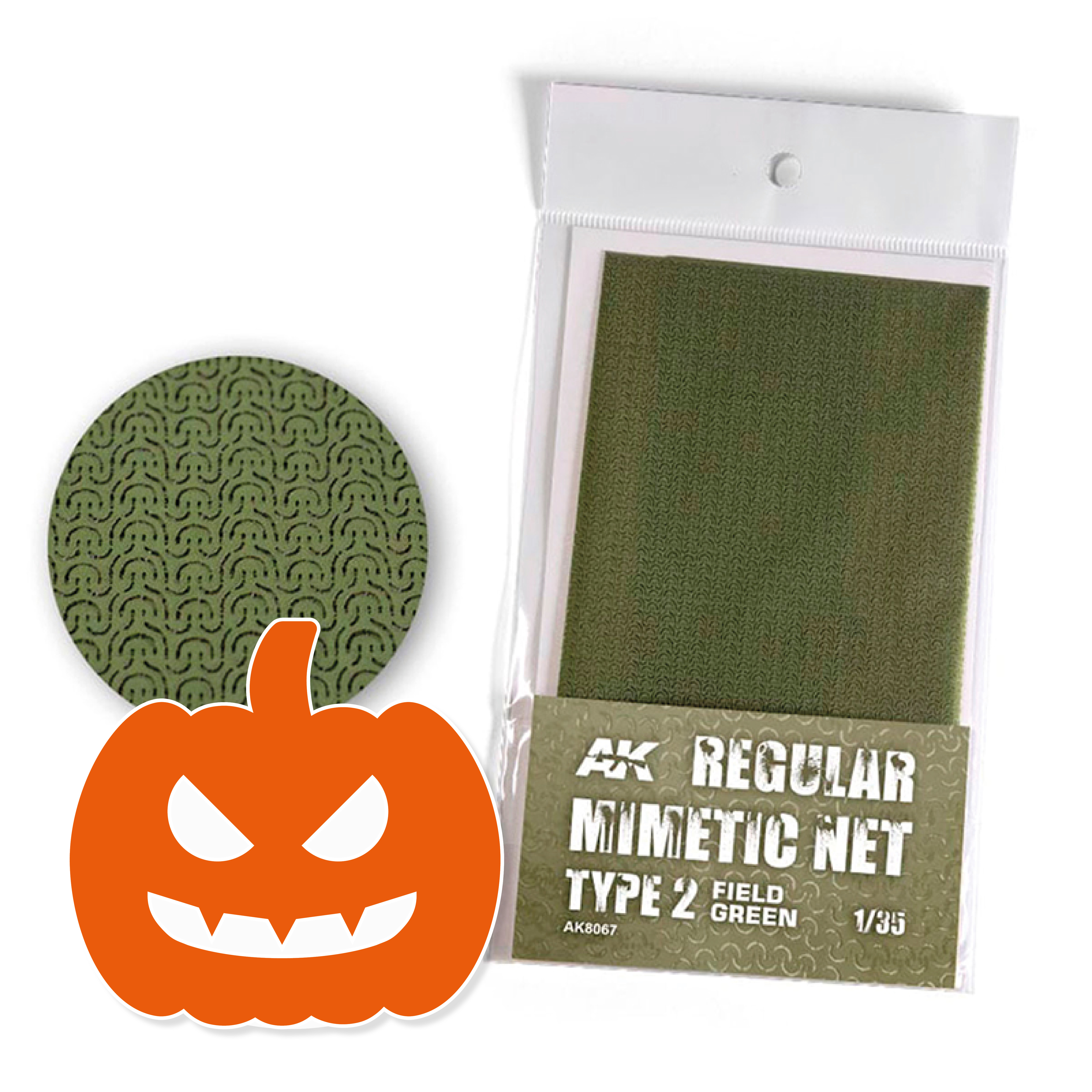 RED DE CAMUFLAJE VERDE CAMPO TIPO 2