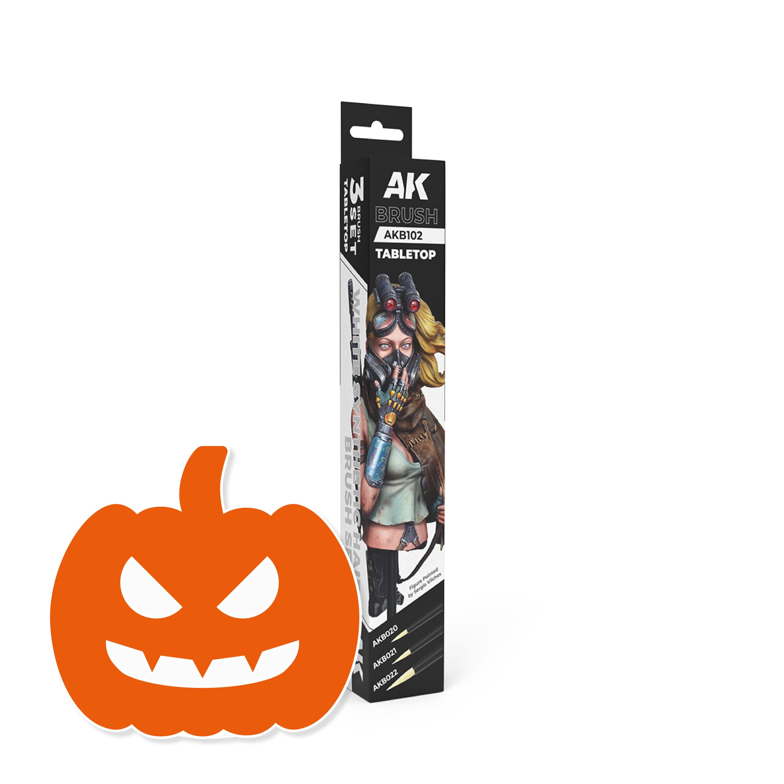 TABLETOP SYNTETHIC BRUSHES SET