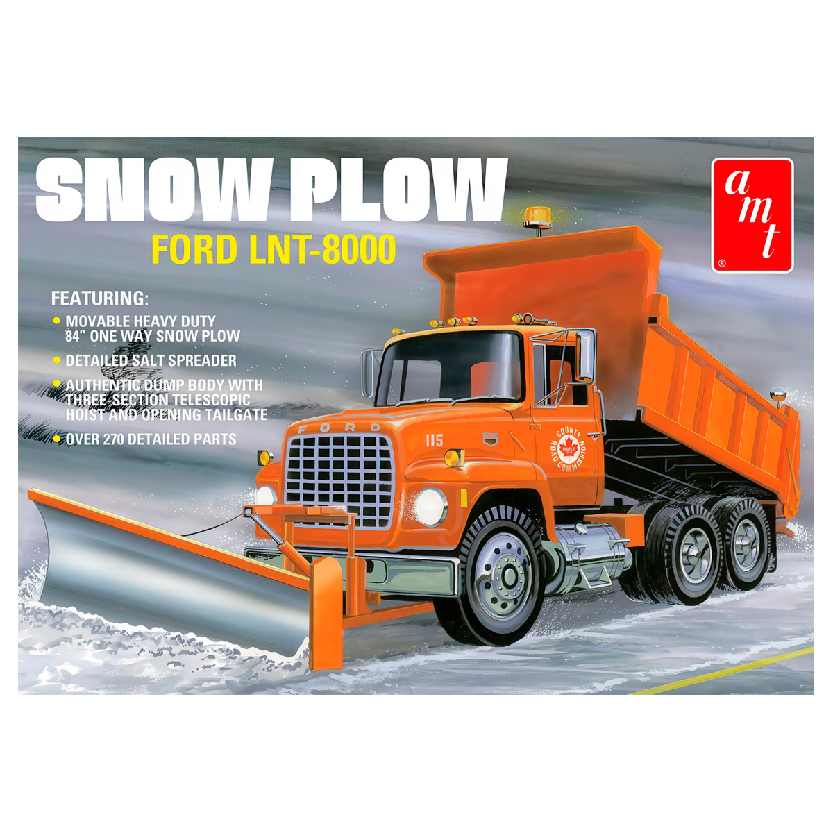 1/25 Snow Plow Ford LNT-8000