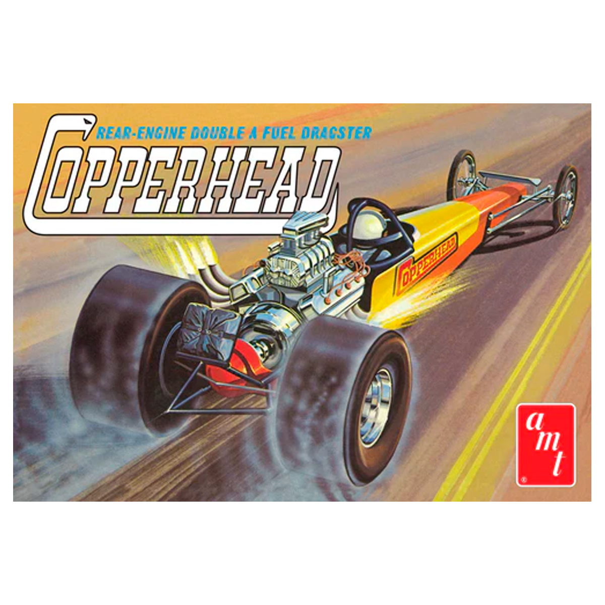 1/25 Rear Engine Double A Fuel Dragster COPPERHEAD