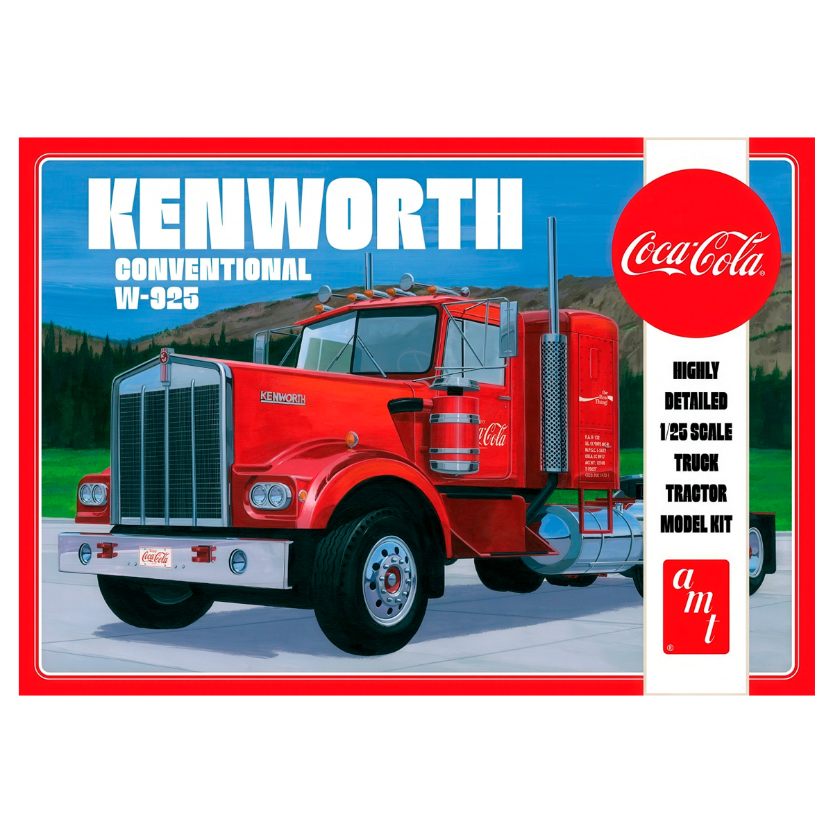 1/25 Kenworth Conventional W-925 Coca-Cola