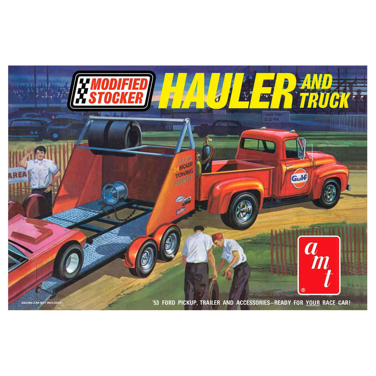 1/25 1953 Ford Pickup «MODIFIED STOCKER HAULER» Gulf