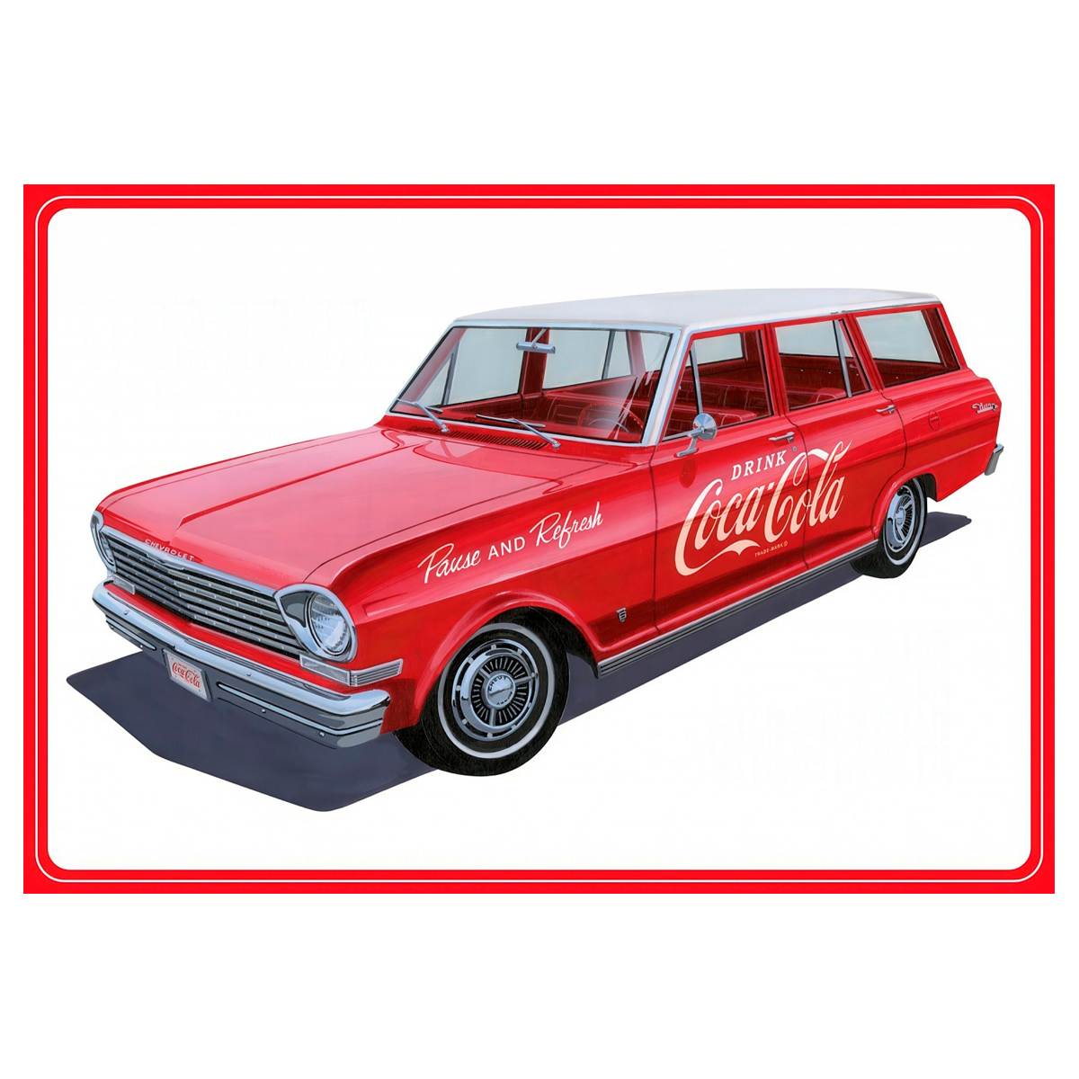 1/25 ‘63 Chevy II Nova Wagon With Coke Crates