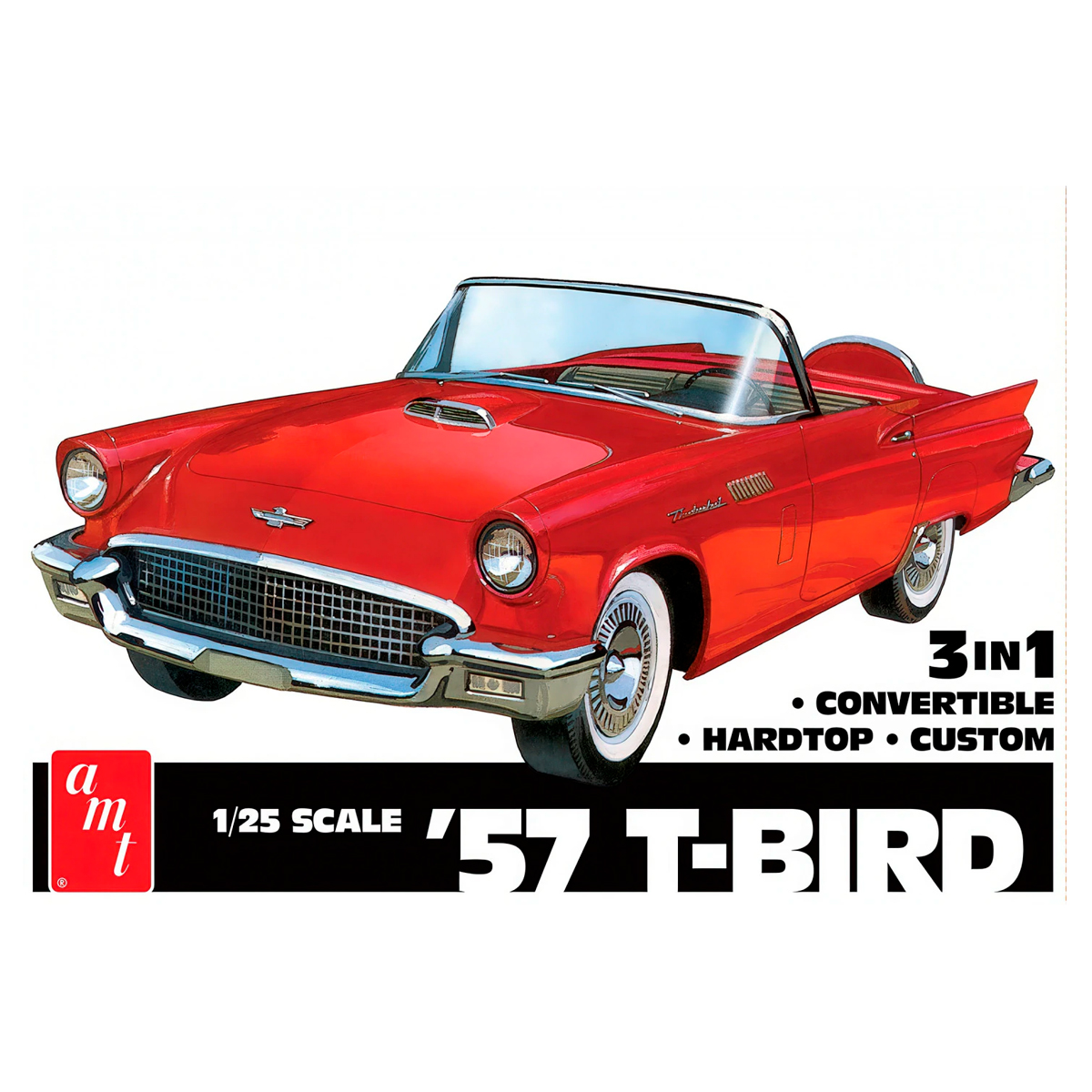 1/25 ’57 Ford Thunderbird (3 in 1)