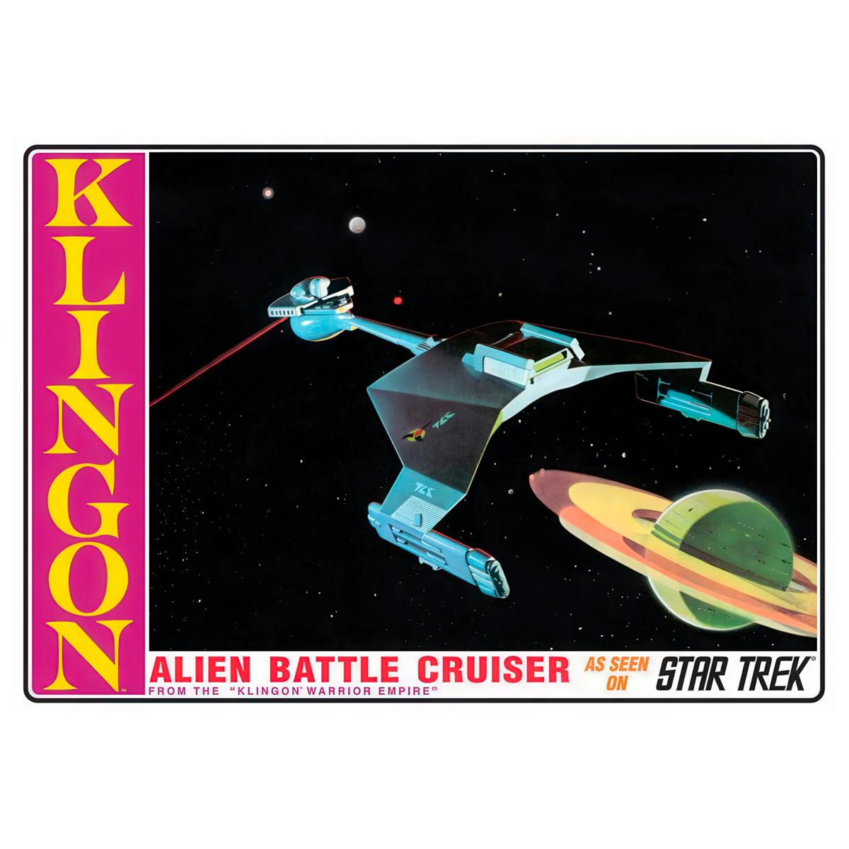 1/650 Klingon Alien Battle Cruiser “Star Trek: The Original Series”
