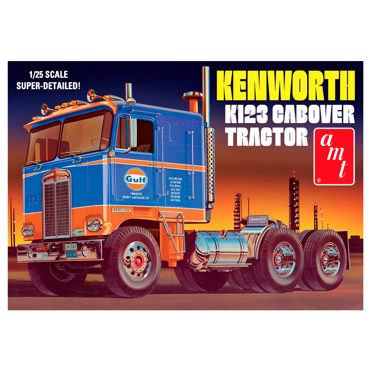 1/25 Kenworth K123 Cabover Tractor “Gulf”