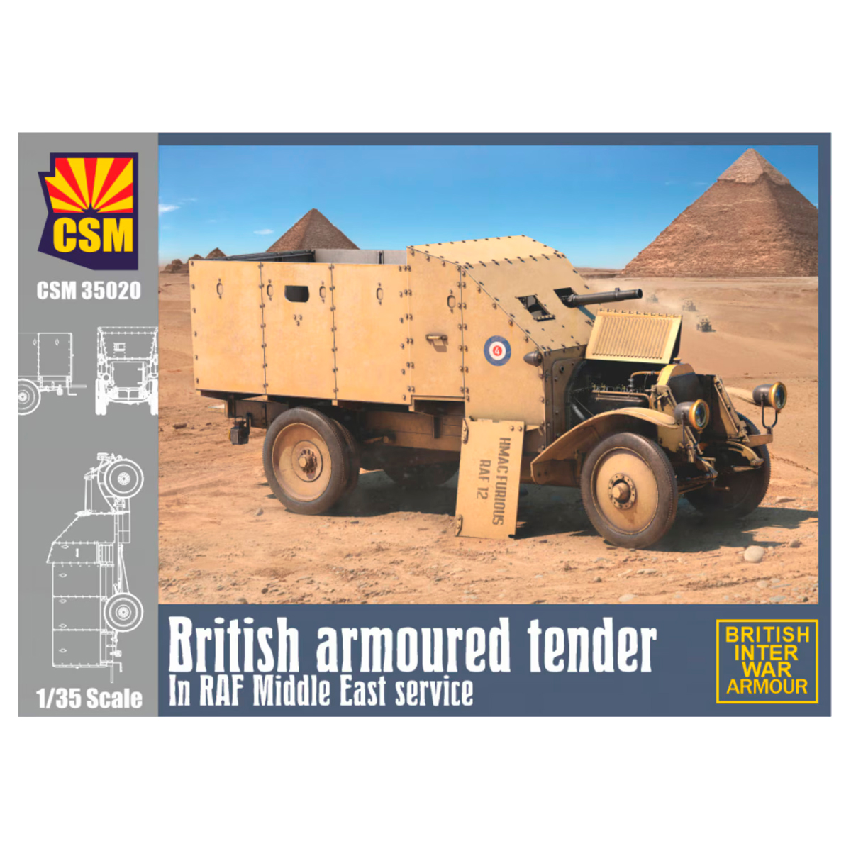 1/35 British armoured tender In RAF Middle East service