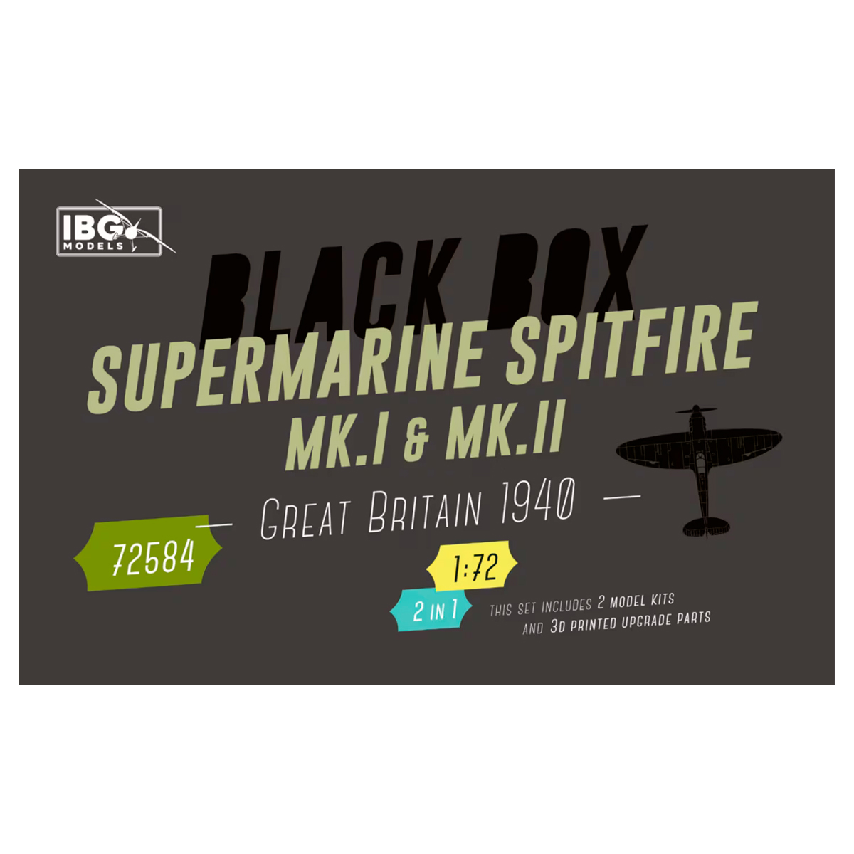 Black Box Supermarine Spitfire Mk.I & Mk.II Great Britain 1940 – Limited Edition 1/72