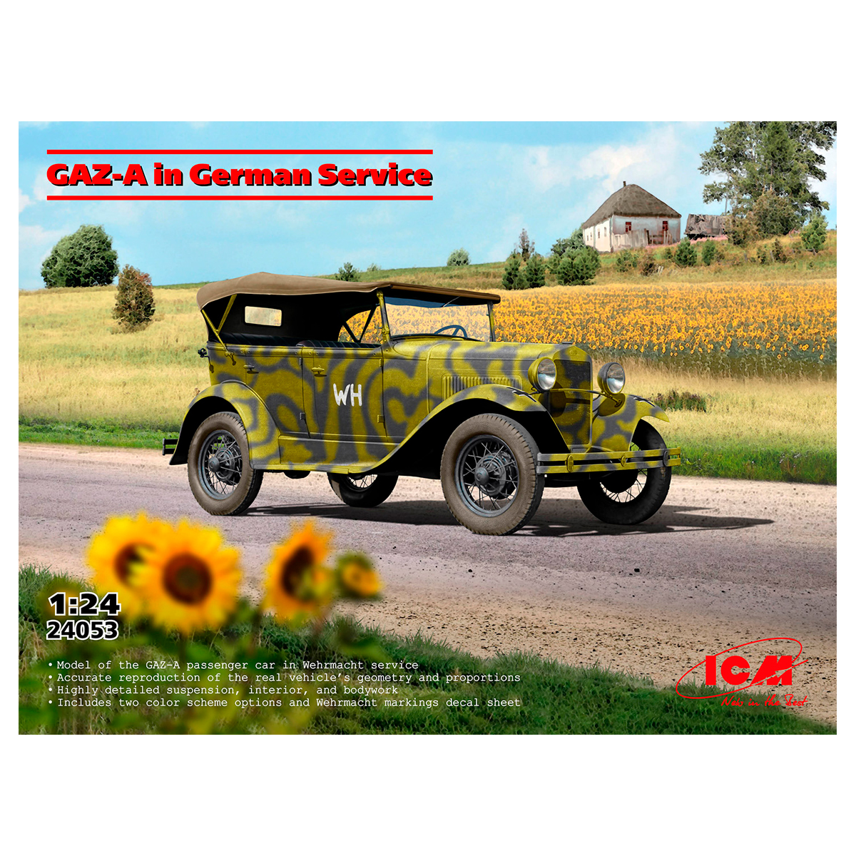 1/24 GAZ-A in German Service