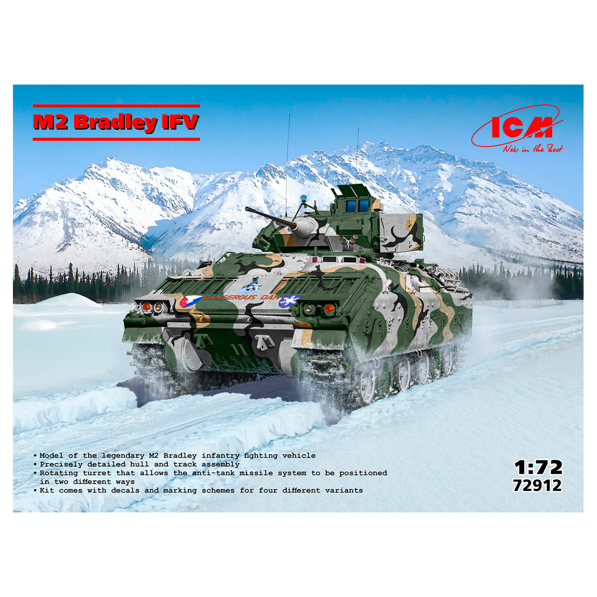 1/72 M2 Bradley, US Infantry Fighting Vehicle