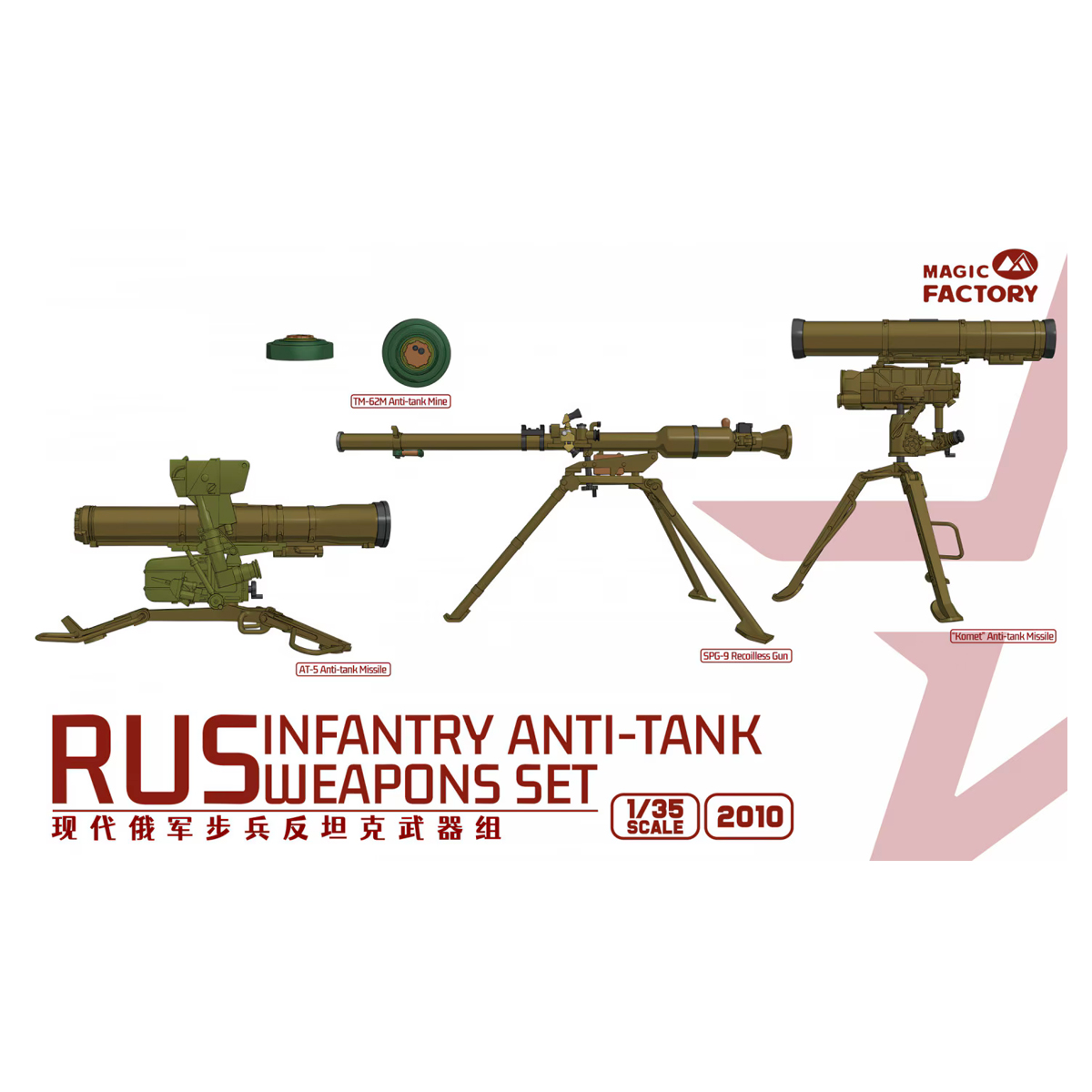 1/35 RUS Infantry Anti-tank Weapons Set