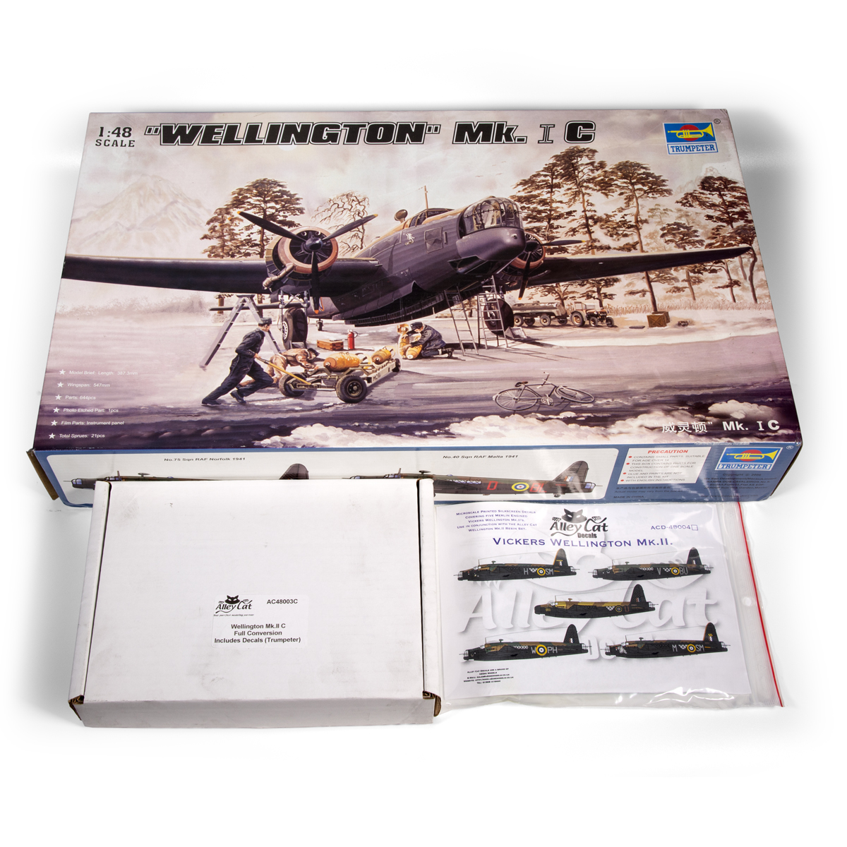 PACK VINTAGE TRUMPETER 1/48 «Wellington» Mk.I C