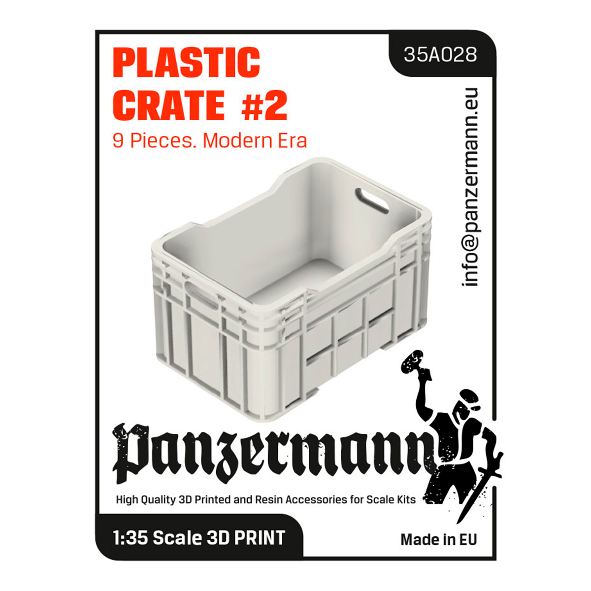 Plastic Crate #2 (9 pieces. Modern Era) 1/35