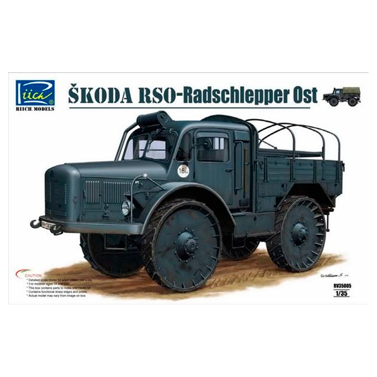 Skoda RSO-Radschlepper Ost 1/35