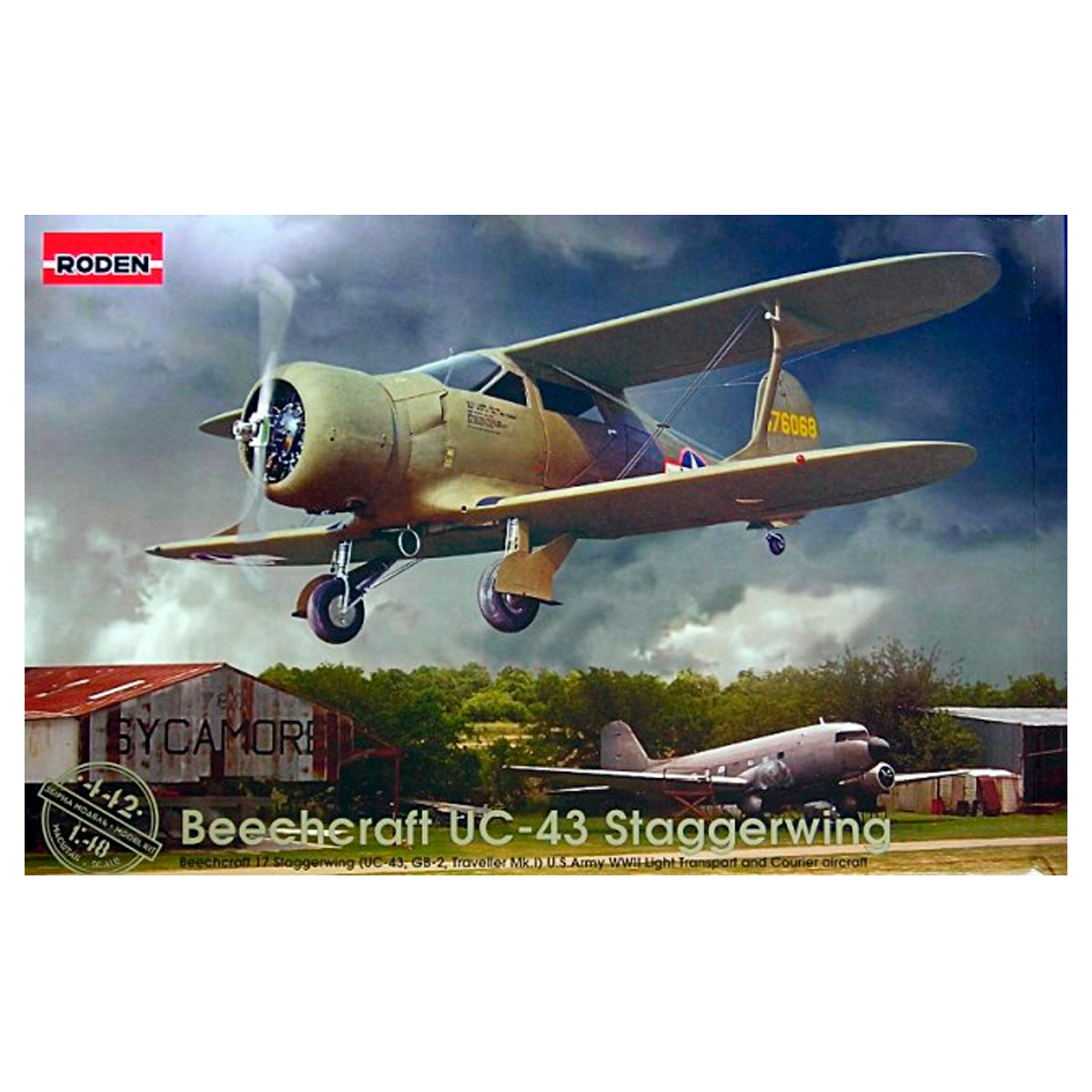 Beechcraft UC-43 Staggerwing 1/48