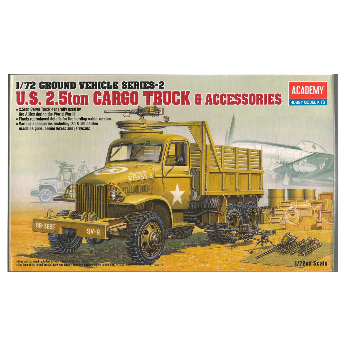 1/72 U.S. 2.5ton Cargo Truck & Accessories