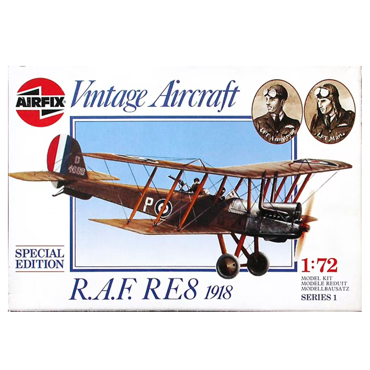 1/72 Vintage Aircraft R.A.F. RE8 1918 Special Edition