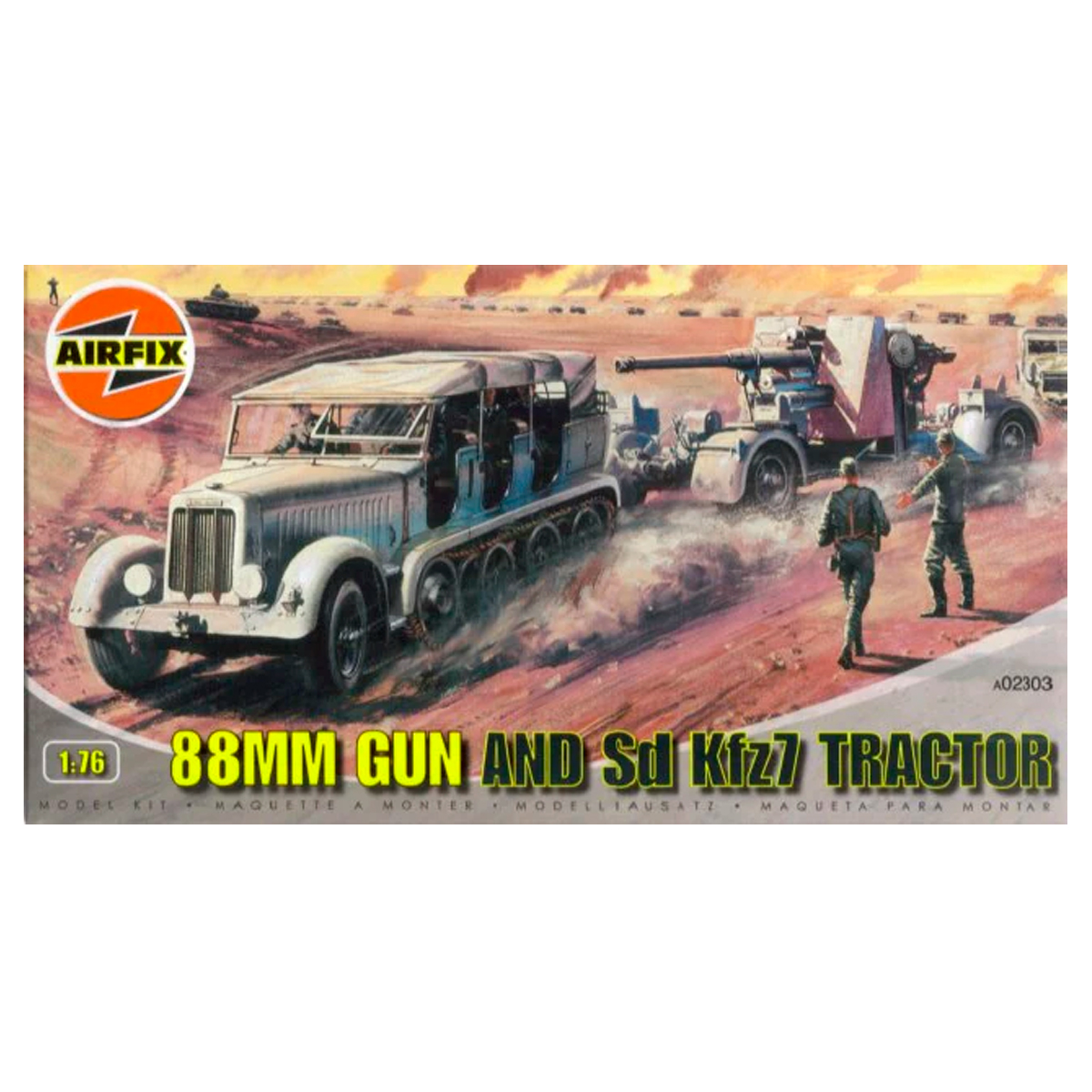 1/76 88mm Gun & Sd.Kfz. 7 Tractor