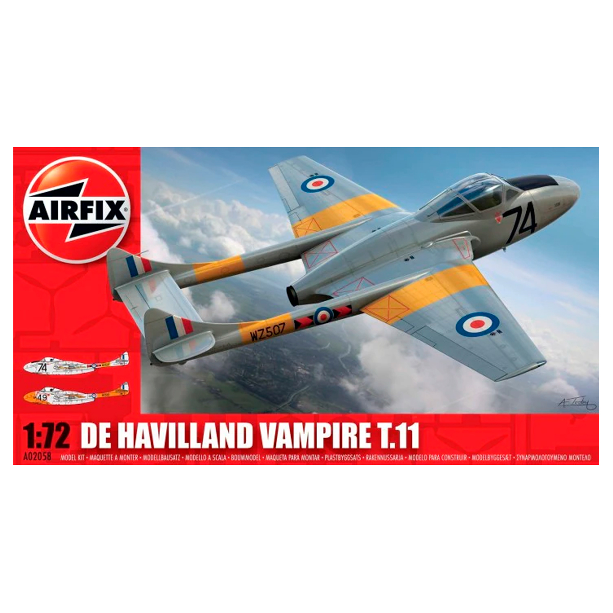 1/72 De Havilland Vampire T.11