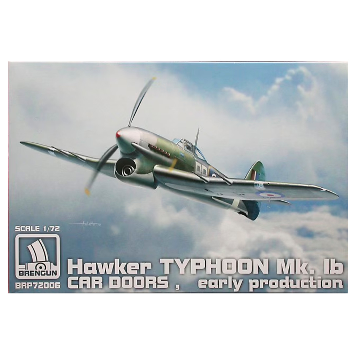 1/72 Hawker Typhoon Mk.Ib car doors ‘early’
