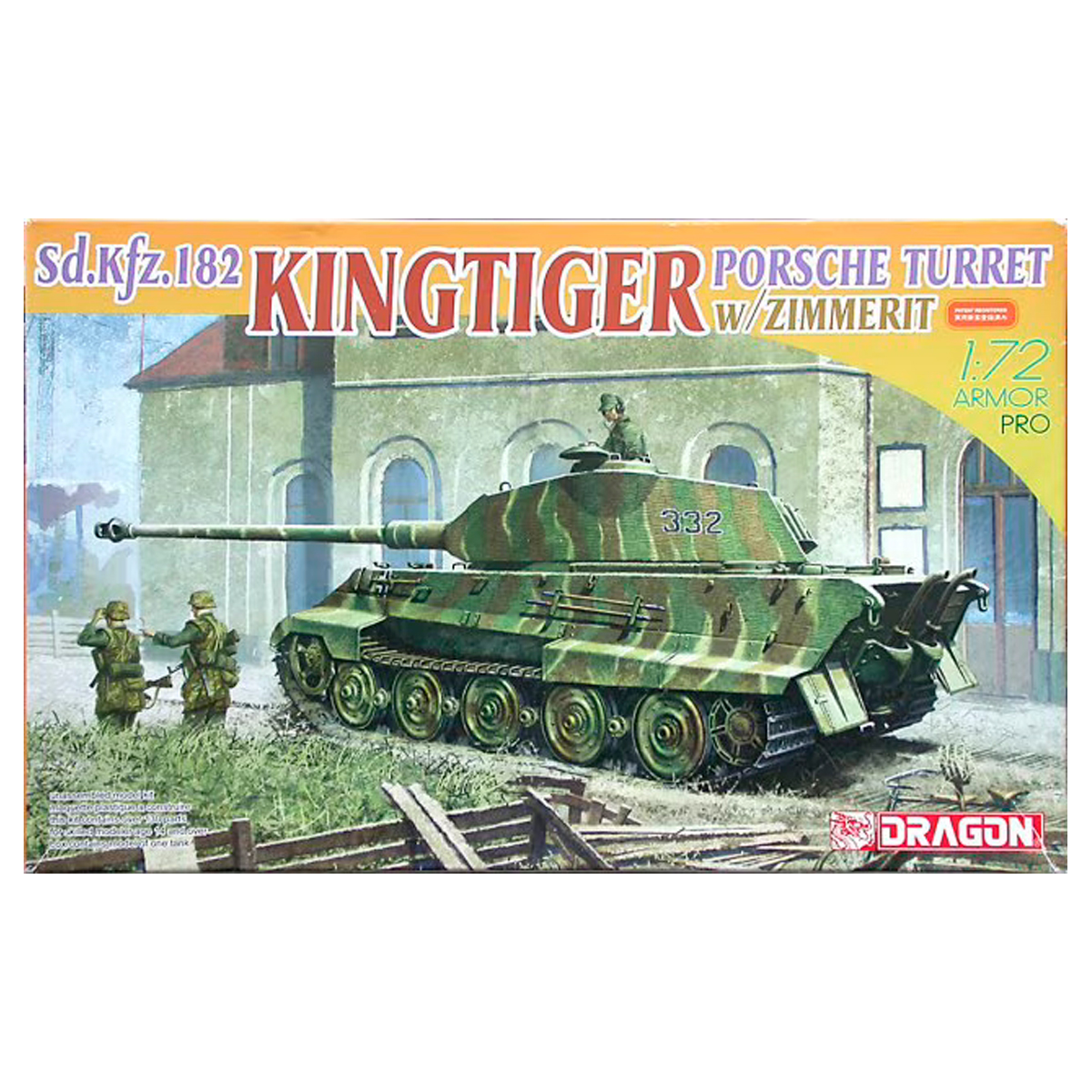 1/72 Sd.Kfz. 182 Kingtiger Porsche Turret w/Zimmerit