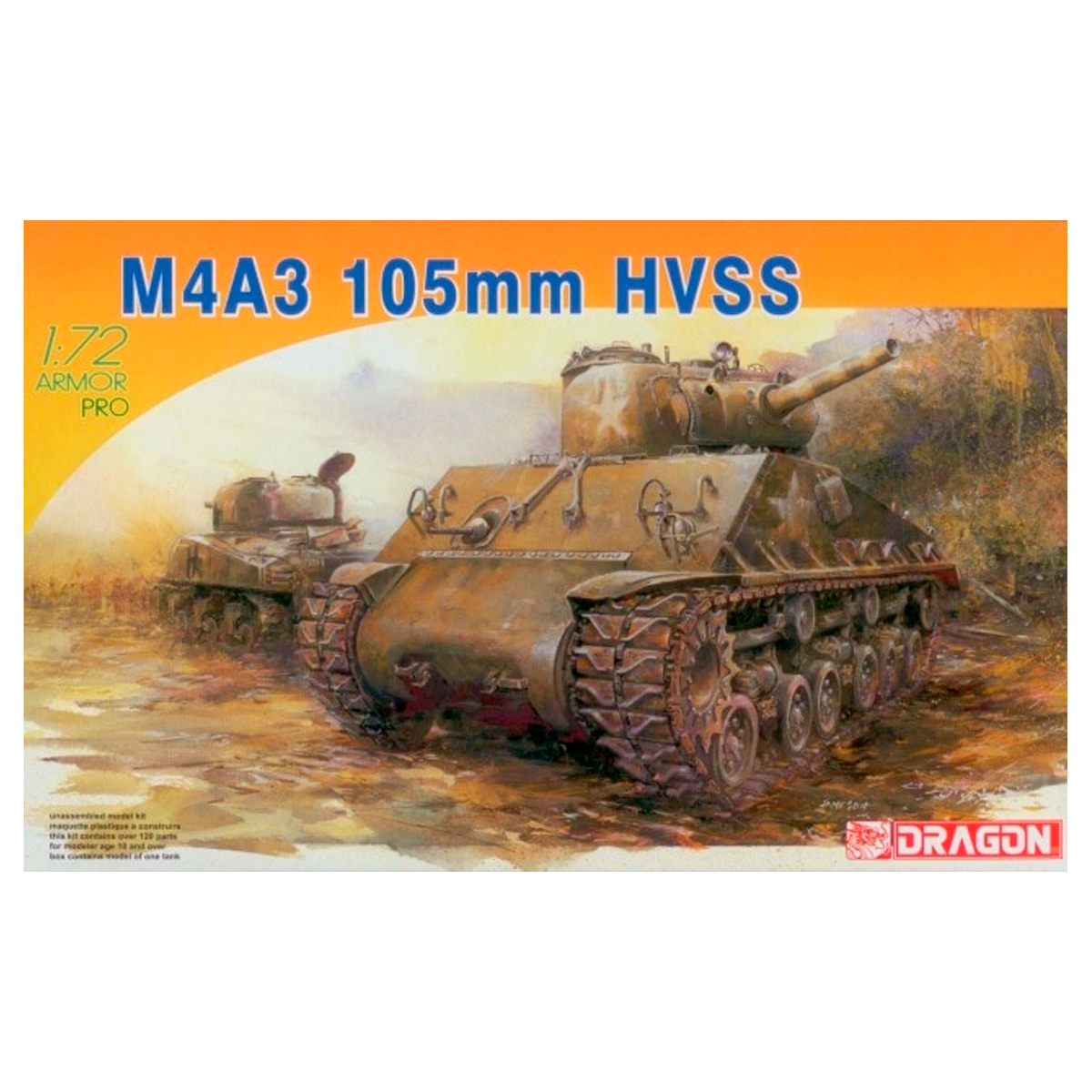 1/72 M4A3 (105) HVSS Sherman