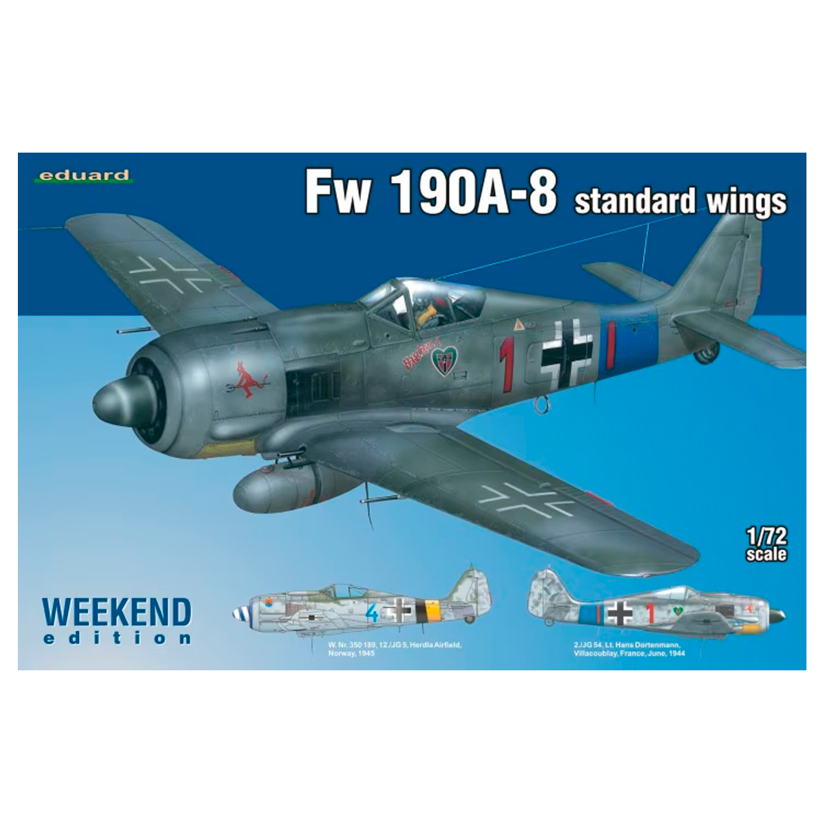 1/72 Fw 190A-8 standard wings