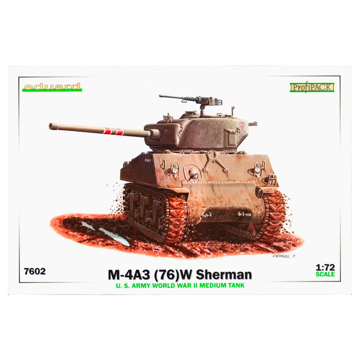 1/72 M4A3 (76mm) Sherman late