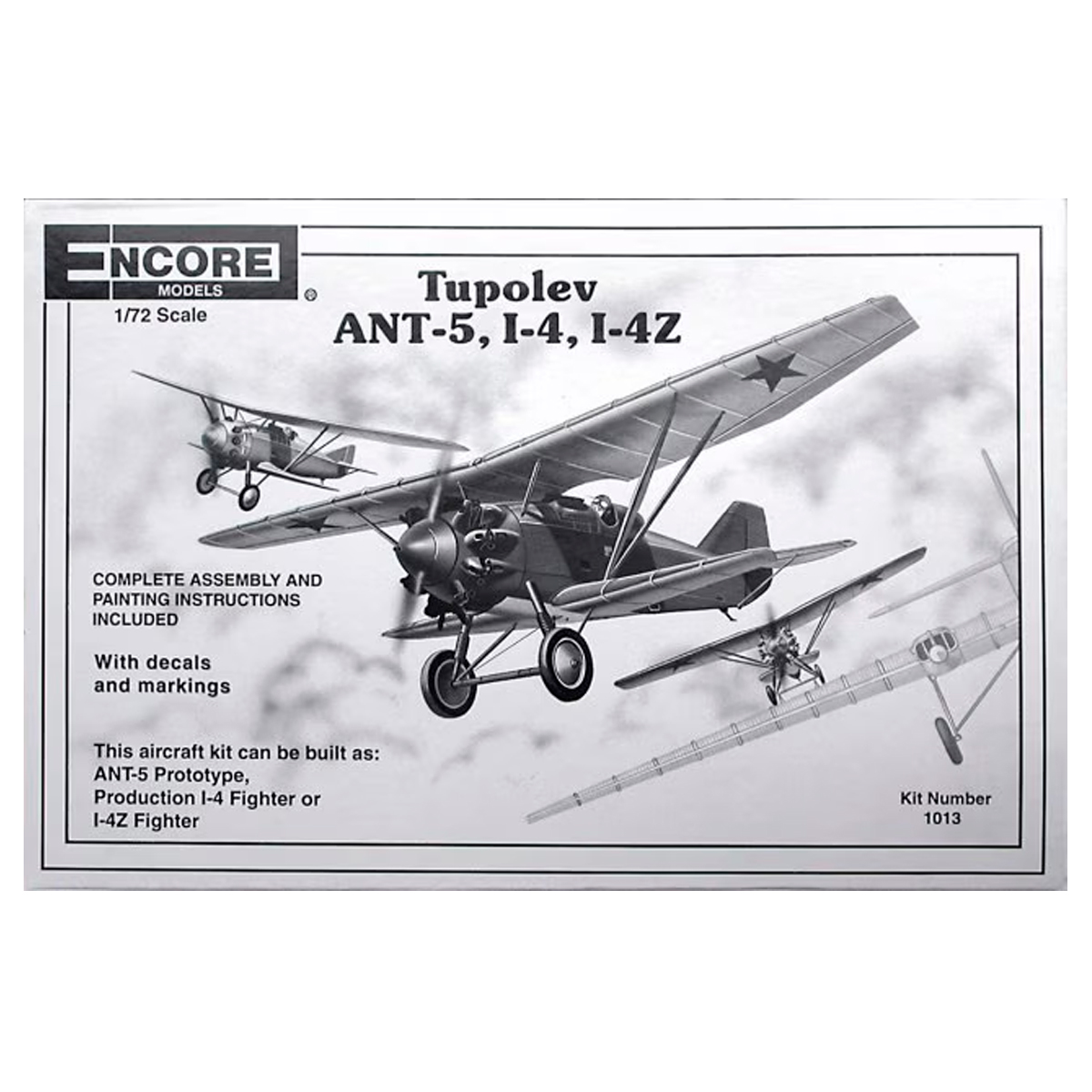 1/72 Tupolev ANT-5, I-4, I-4Z