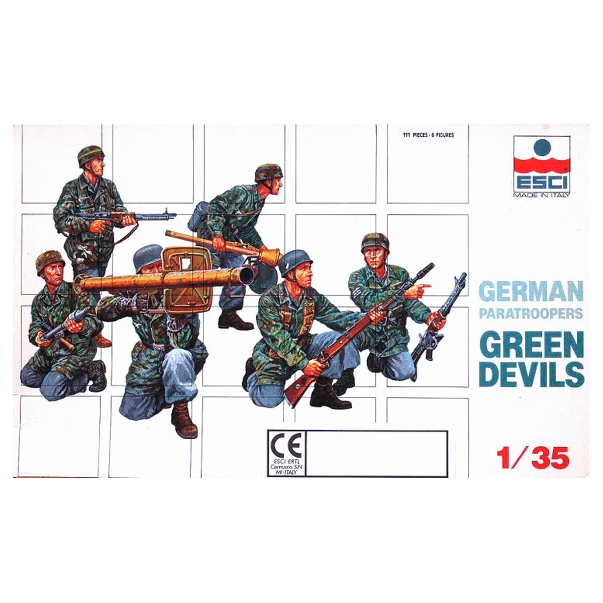 1/35 German Paratroopers Green Devils