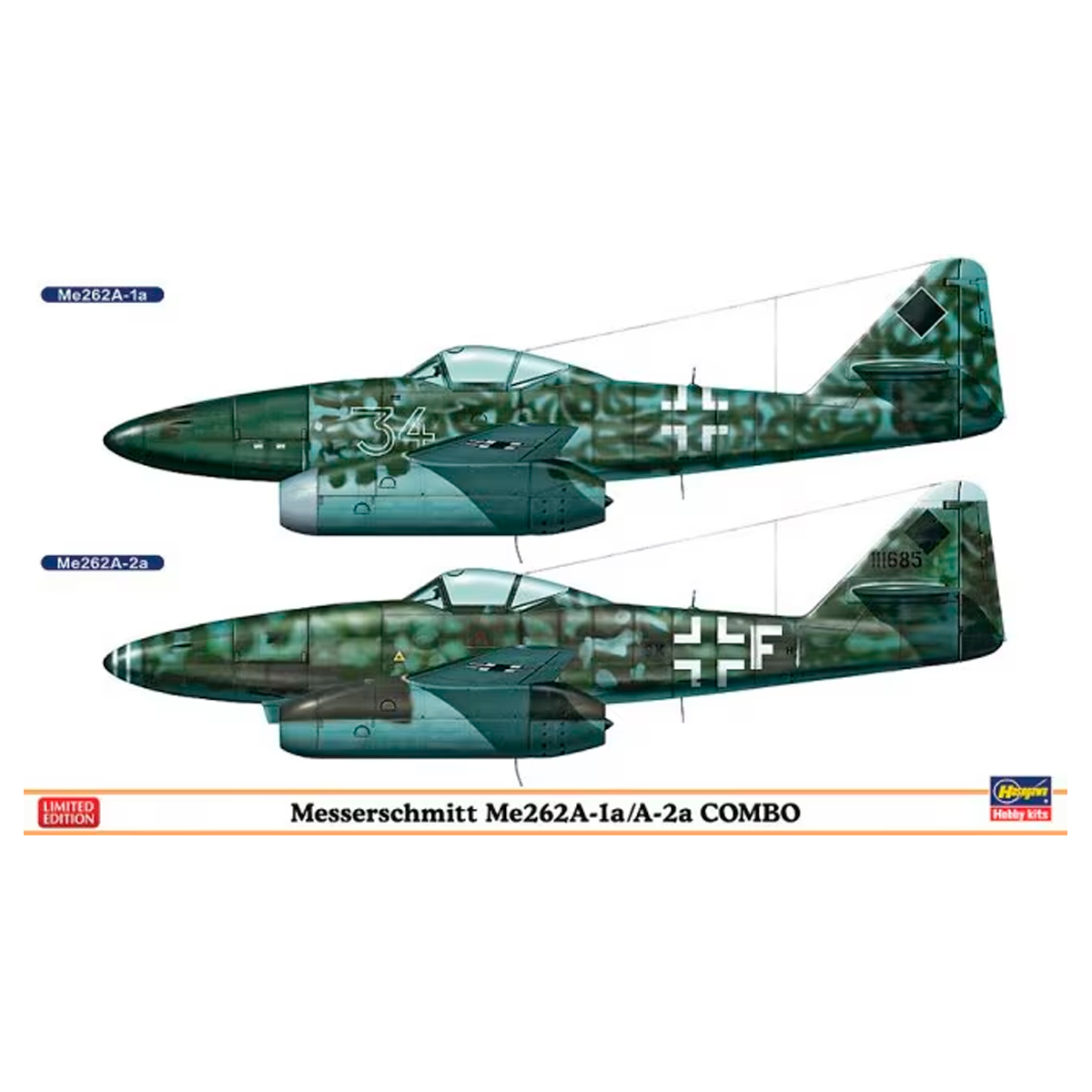 1/72 Messerschmitt Me262A-1a/A-2a Combo