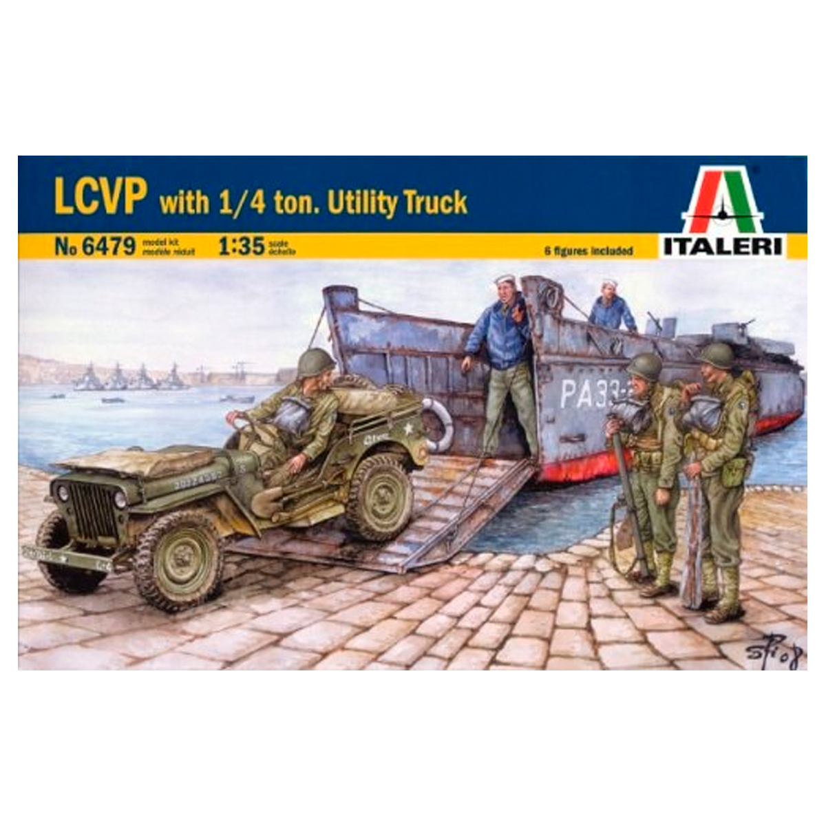 1/35 LCVP with 1/4 ton. Utility Truck