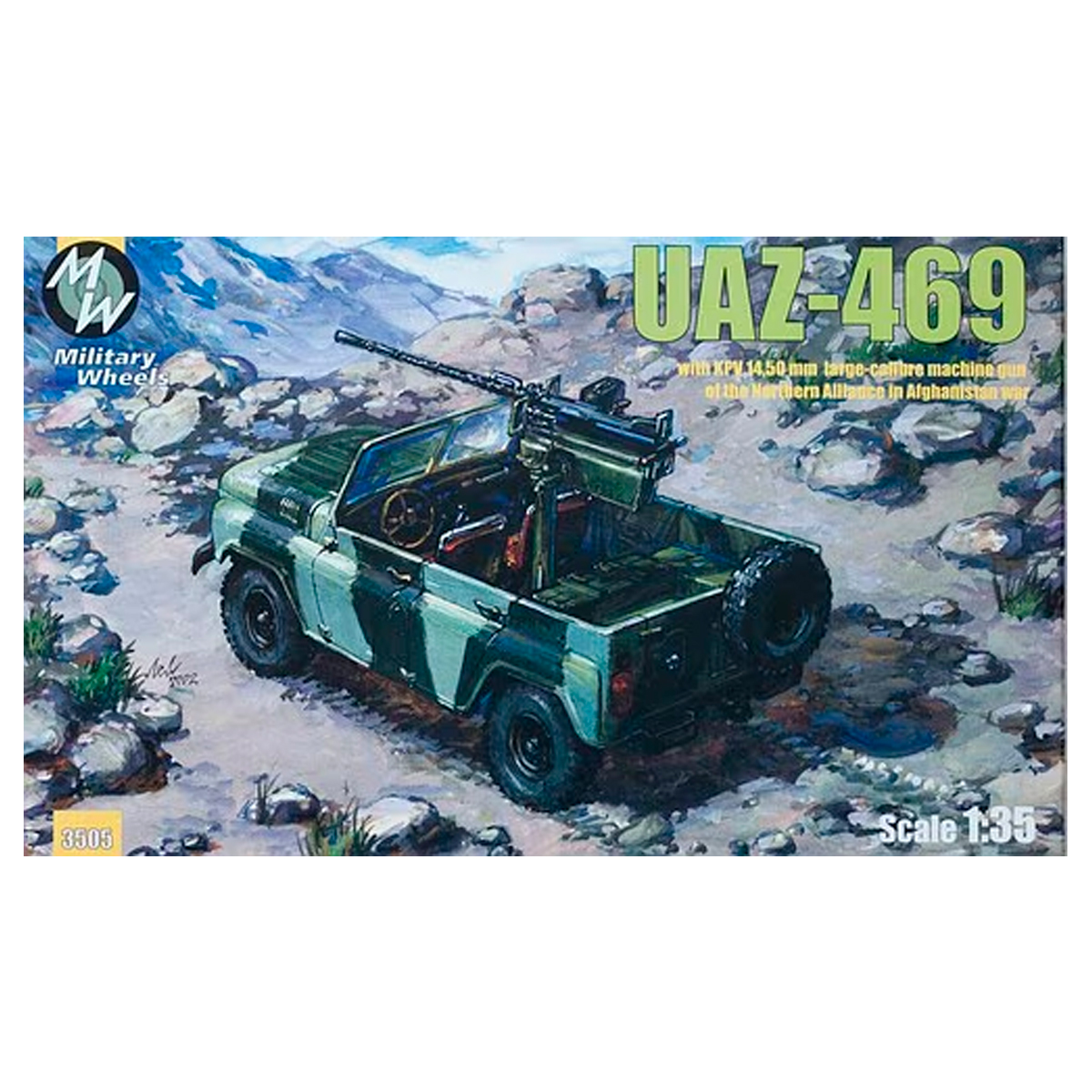 1/35 UAZ-469 with KPV