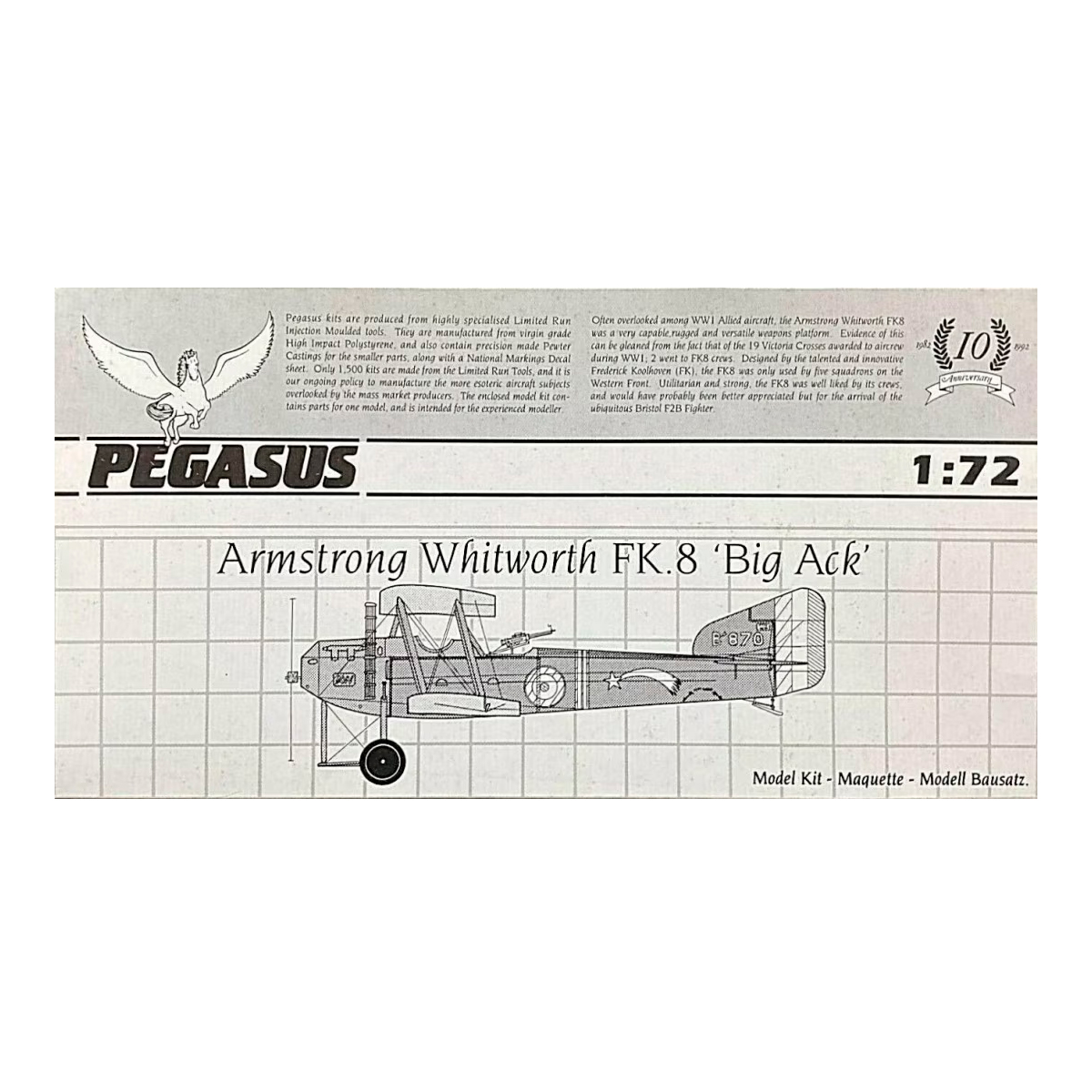 1/72 Armstrong Whitworth FK.8