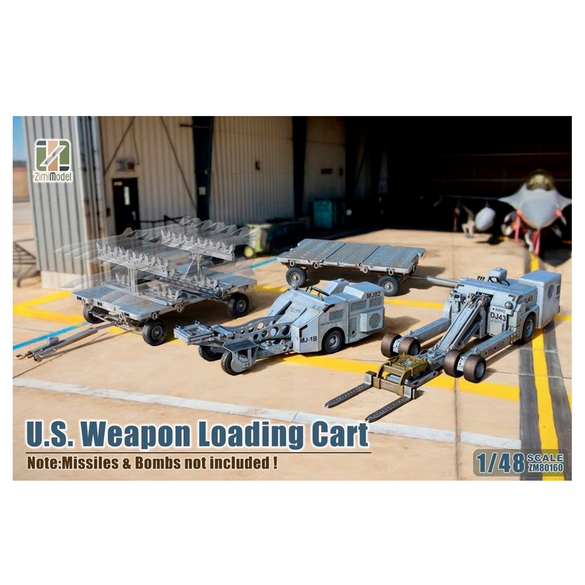 1/48 U.S. Weapon Loading Cart
