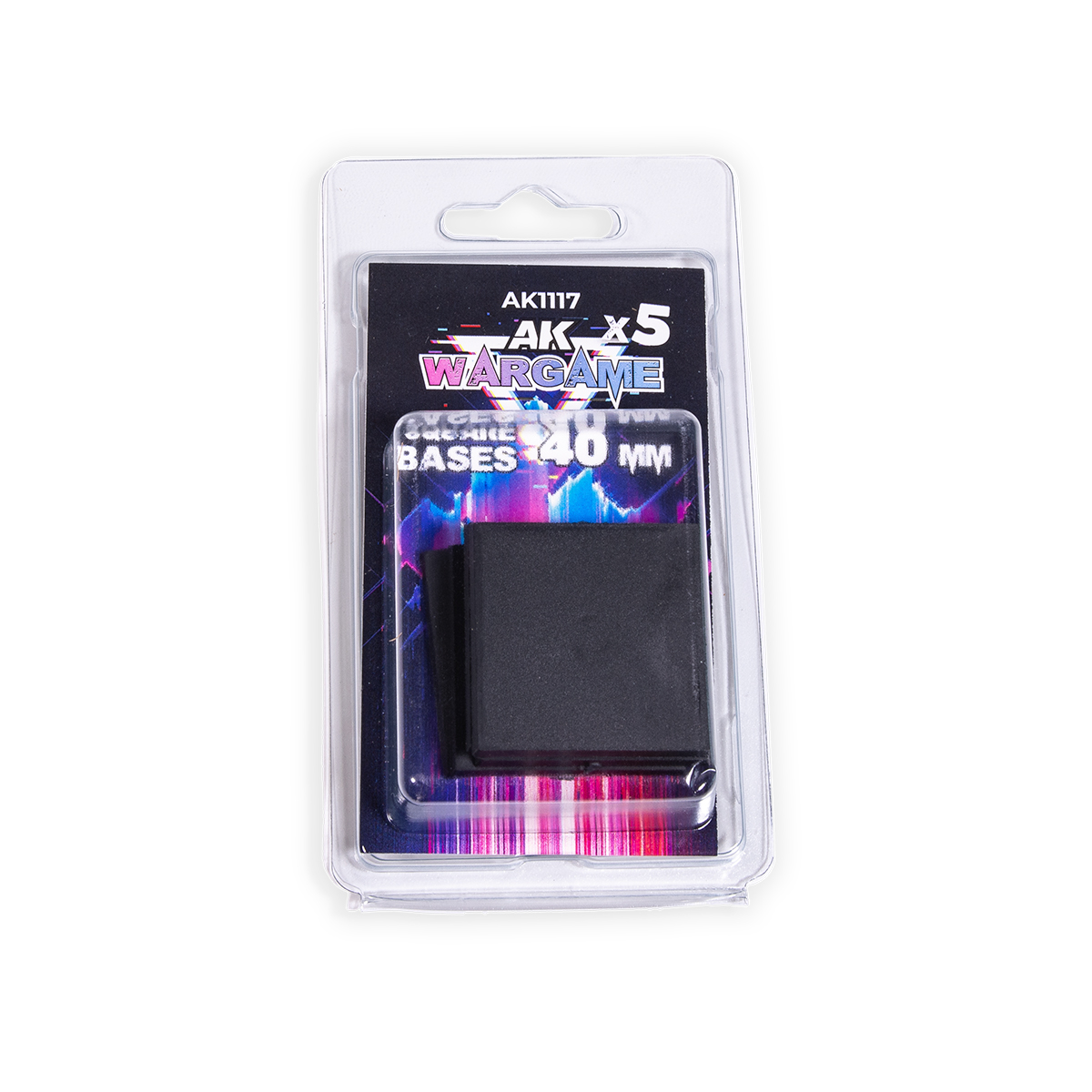 SQUARE BASES 40MM x 5 UNITS