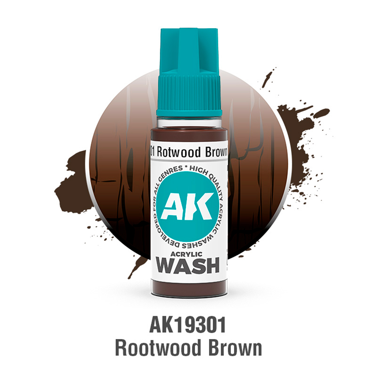 ROTWOOD BROWN – ACRYLIC WASH