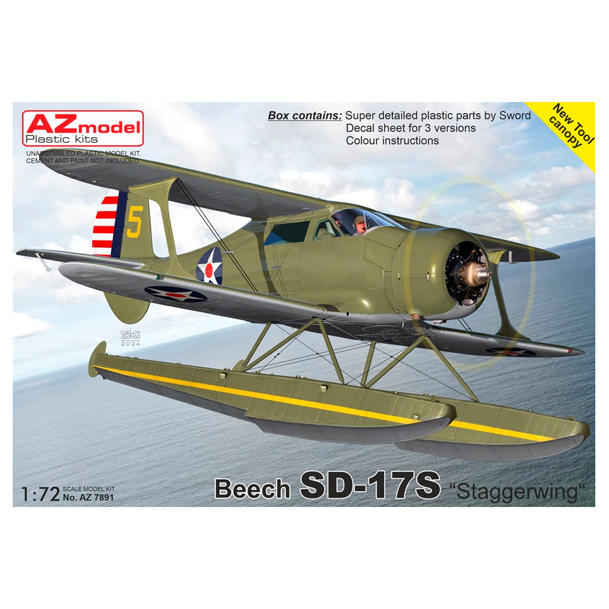 1/72 Beech SD-17S “Staggerwing”