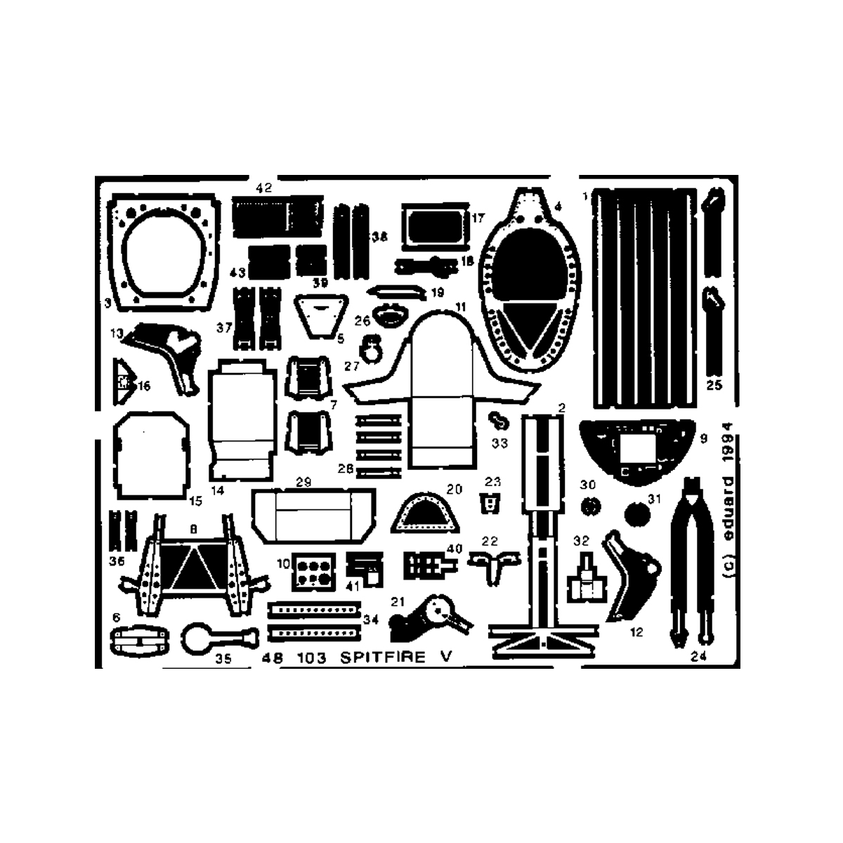 1/48 Spitfire Mk.V for Hasegawa