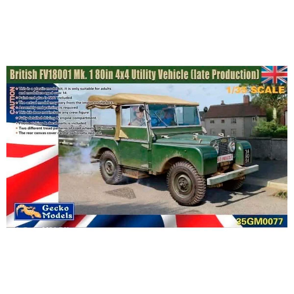 1/35 British FV18001 Mk.1 80in 4×4 Utility Vehicle (late Production)
