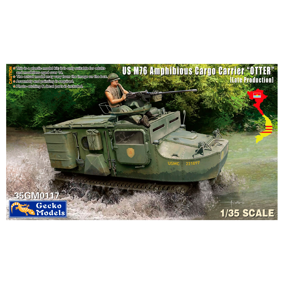 1/35 US M76 Amphibious Cargo Carrier “OTTER” Late Production