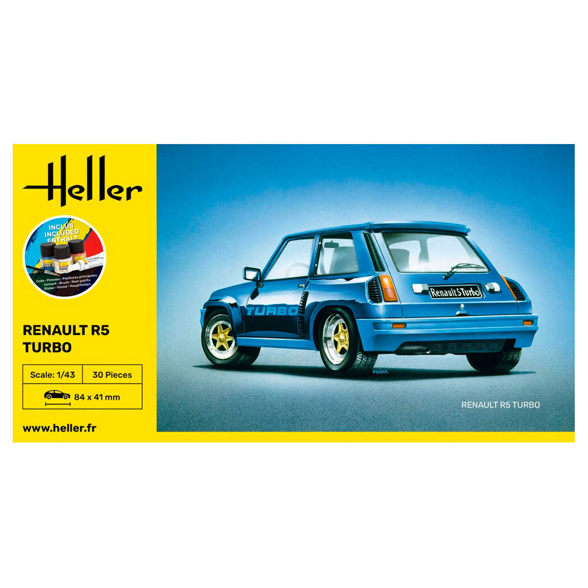 1/43 Renault R5 Turbo – STARTER KIT