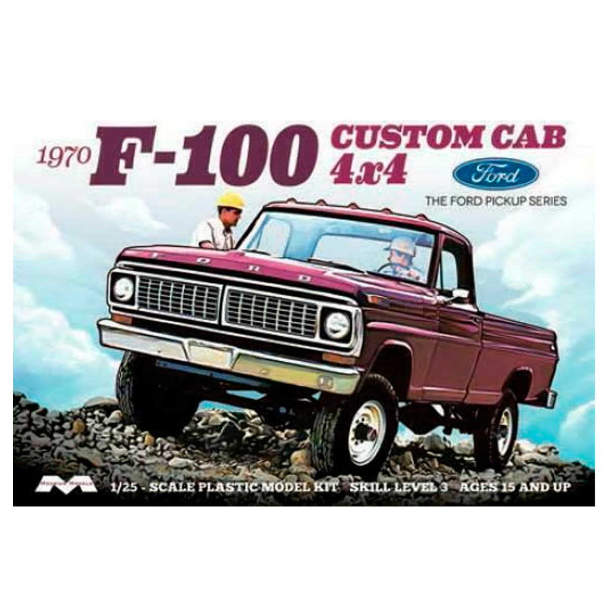 1/25 1970 Ford F100 Custom Cab 4X4